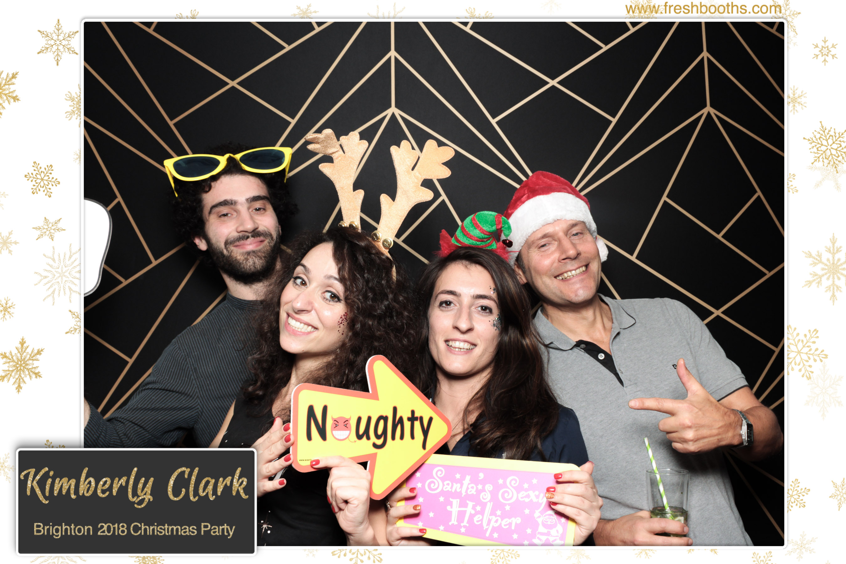 Kimberly Clark Brighton Christmas Party | View more photos from the event at gallery.freshbooths.com/u/FreshBooths/Kimberly-Clark-Brighton-Christmas-Party