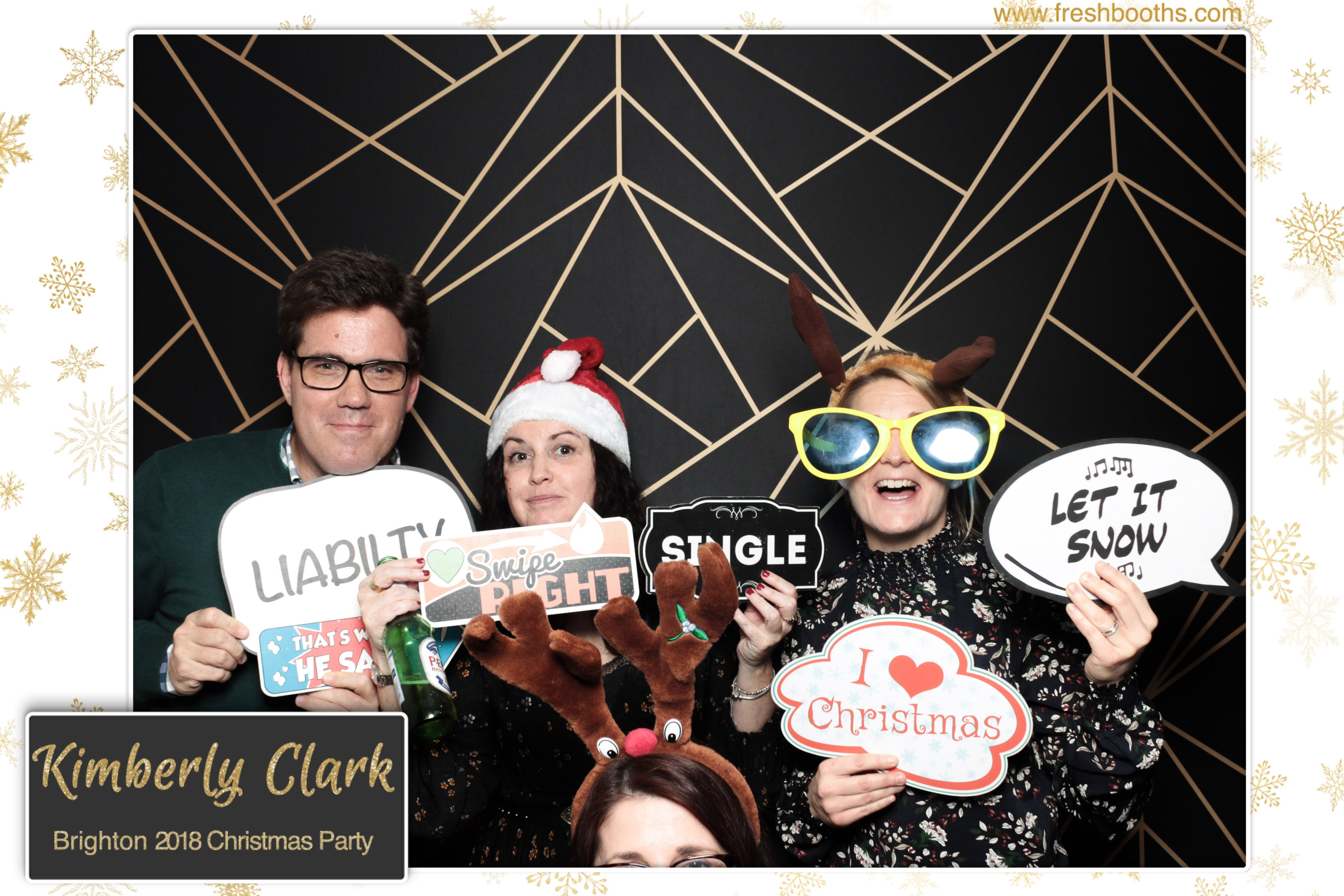Kimberly Clark Brighton Christmas Party | View more photos from the event at gallery.freshbooths.com/u/FreshBooths/Kimberly-Clark-Brighton-Christmas-Party