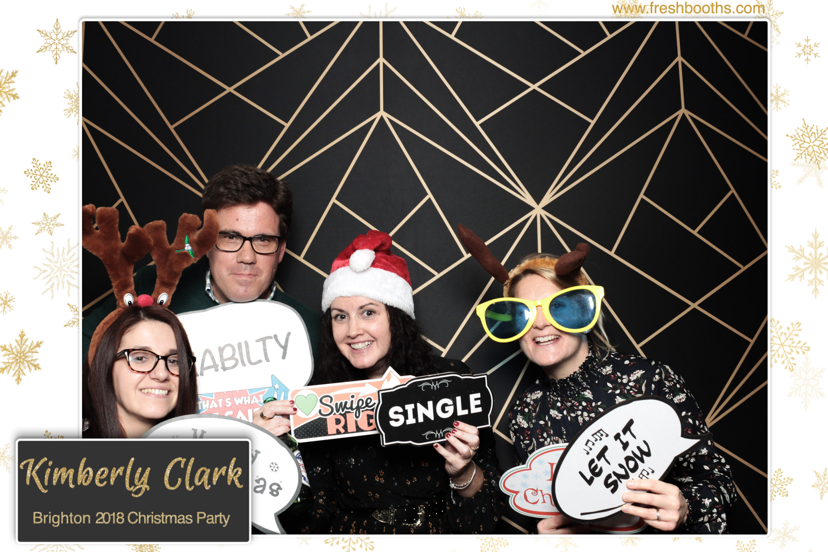 Kimberly Clark Brighton Christmas Party | View more photos from the event at gallery.freshbooths.com/u/FreshBooths/Kimberly-Clark-Brighton-Christmas-Party