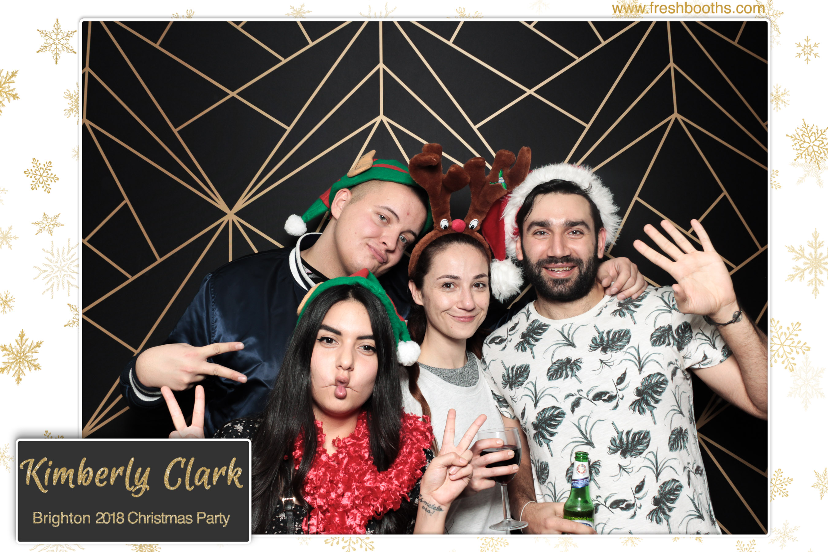 Kimberly Clark Brighton Christmas Party | View more photos from the event at gallery.freshbooths.com/u/FreshBooths/Kimberly-Clark-Brighton-Christmas-Party