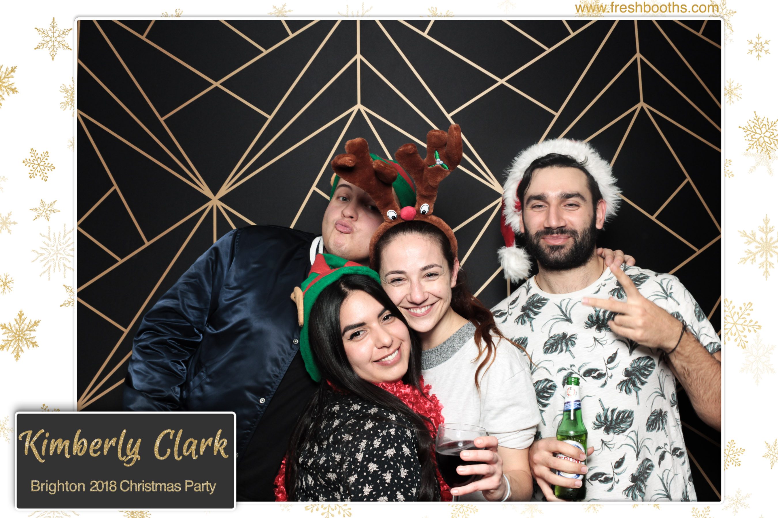 Kimberly Clark Brighton Christmas Party | View more photos from the event at gallery.freshbooths.com/u/FreshBooths/Kimberly-Clark-Brighton-Christmas-Party