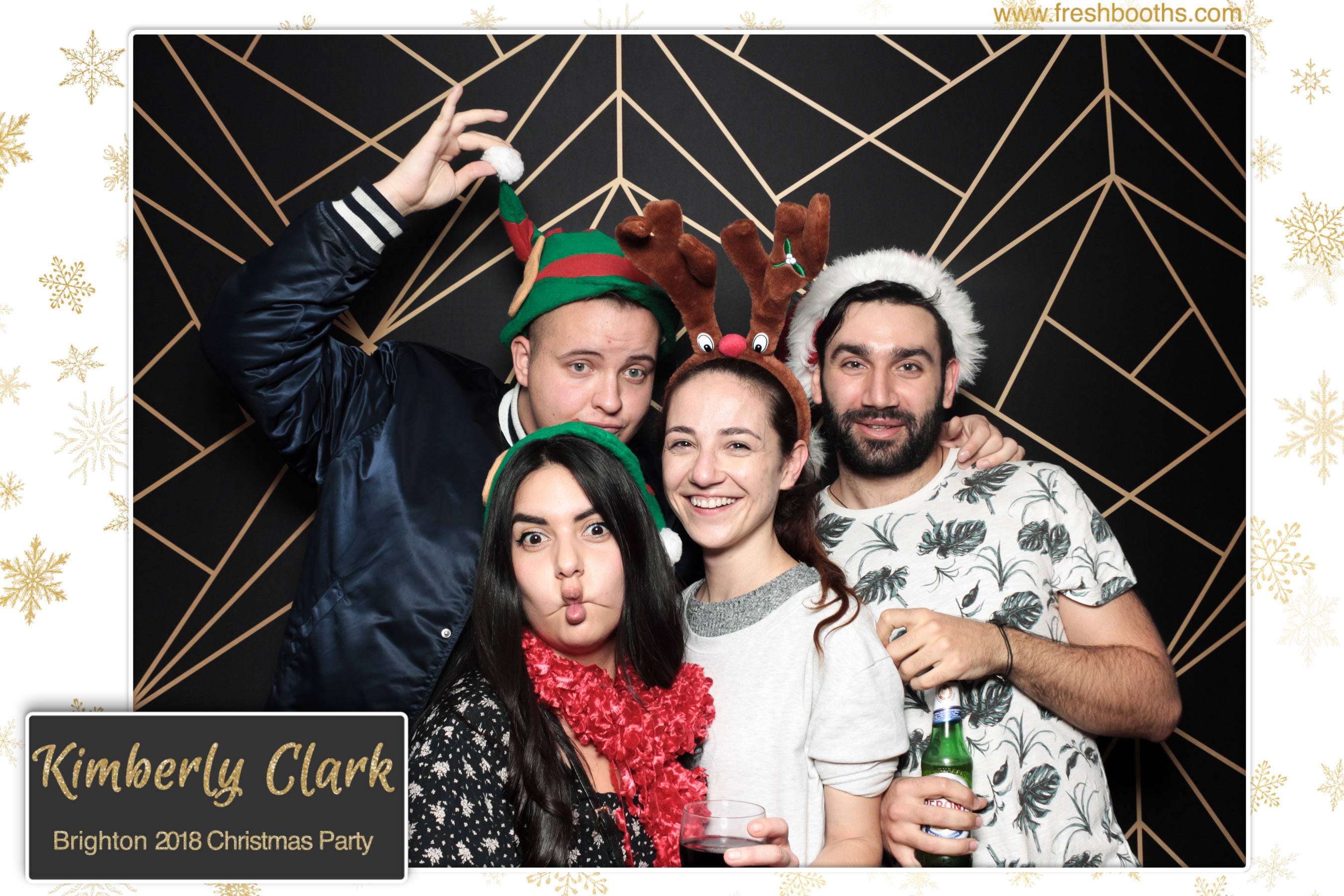 Kimberly Clark Brighton Christmas Party | View more photos from the event at gallery.freshbooths.com/u/FreshBooths/Kimberly-Clark-Brighton-Christmas-Party