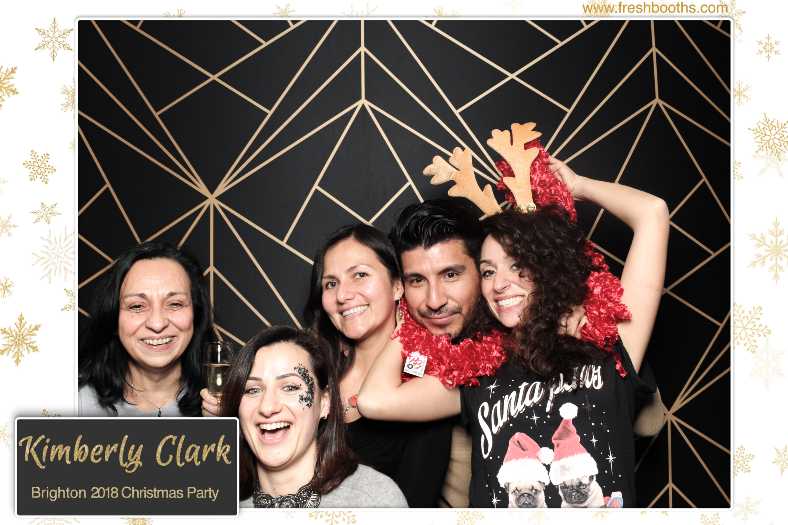 Kimberly Clark Brighton Christmas Party | View more photos from the event at gallery.freshbooths.com/u/FreshBooths/Kimberly-Clark-Brighton-Christmas-Party