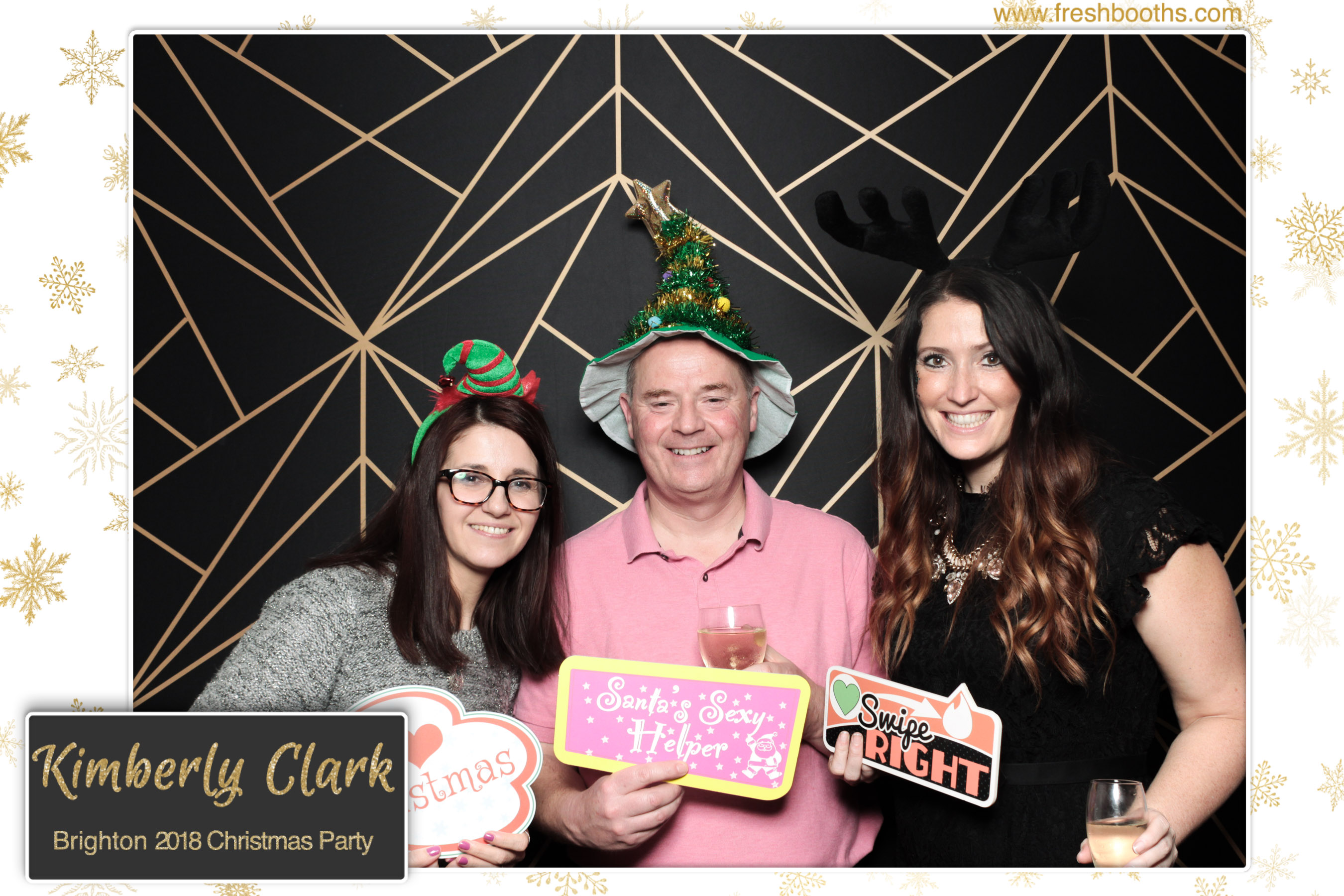 Kimberly Clark Brighton Christmas Party | View more photos from the event at gallery.freshbooths.com/u/FreshBooths/Kimberly-Clark-Brighton-Christmas-Party