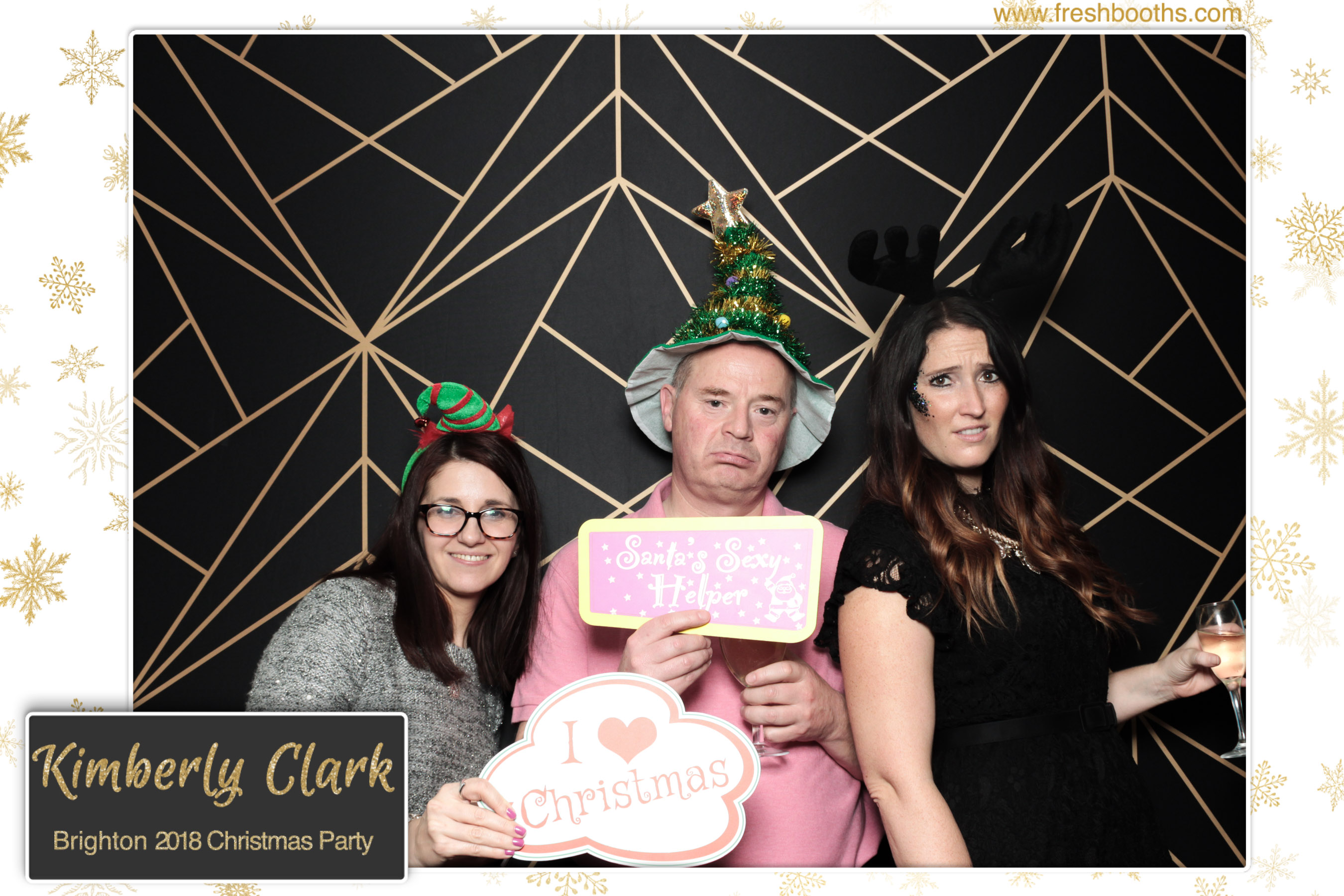 Kimberly Clark Brighton Christmas Party | View more photos from the event at gallery.freshbooths.com/u/FreshBooths/Kimberly-Clark-Brighton-Christmas-Party