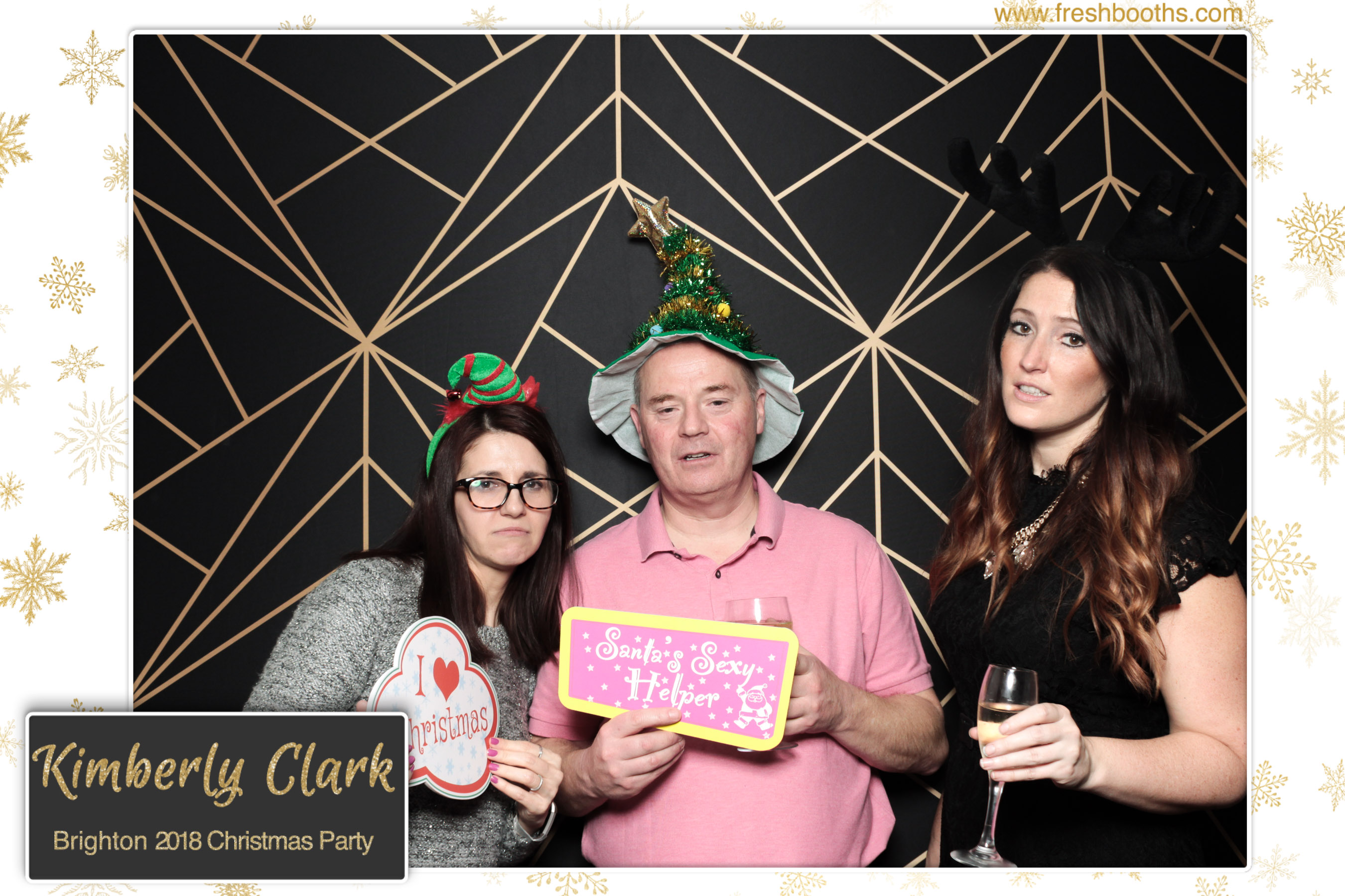 Kimberly Clark Brighton Christmas Party | View more photos from the event at gallery.freshbooths.com/u/FreshBooths/Kimberly-Clark-Brighton-Christmas-Party