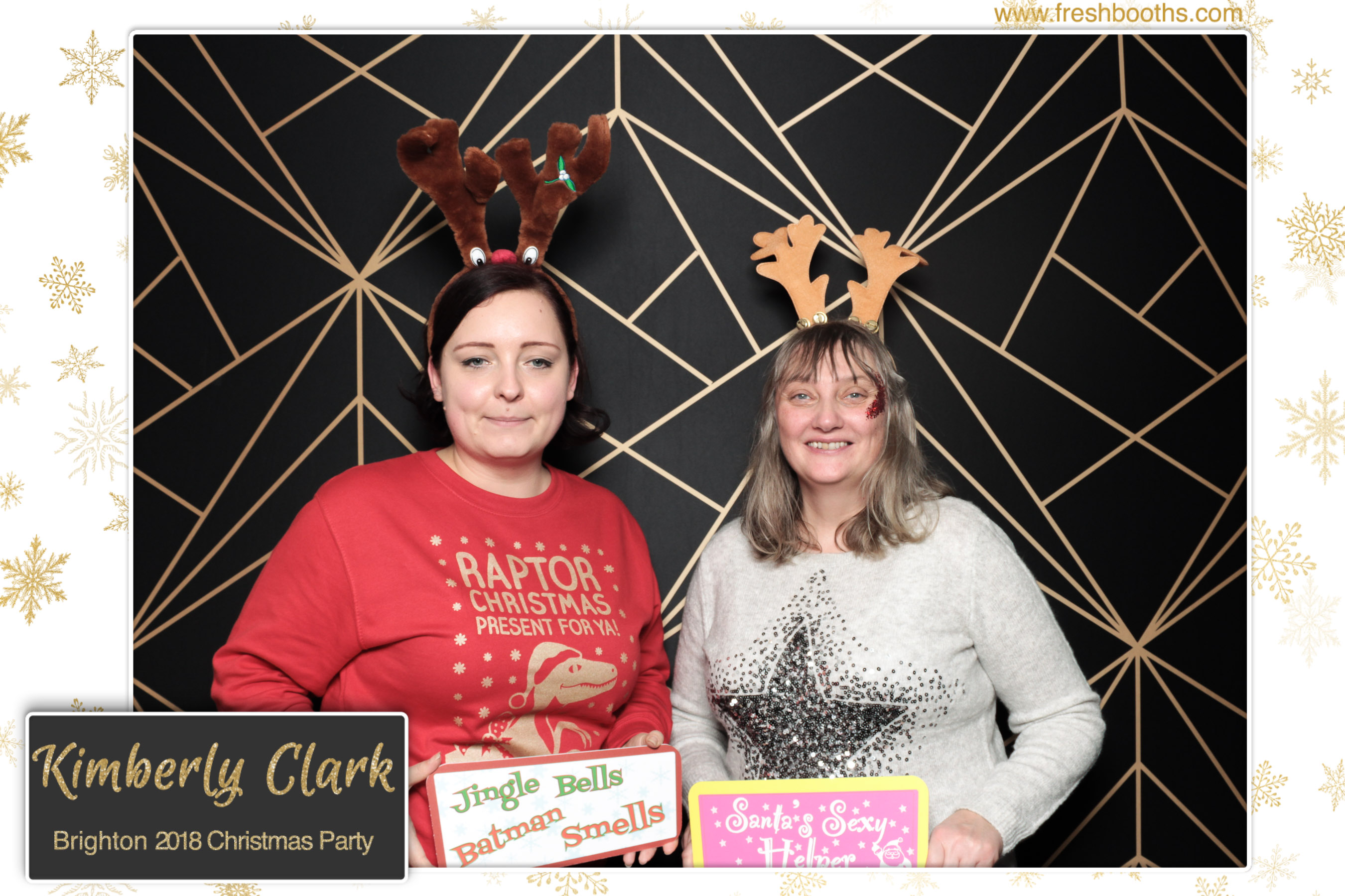 Kimberly Clark Brighton Christmas Party | View more photos from the event at gallery.freshbooths.com/u/FreshBooths/Kimberly-Clark-Brighton-Christmas-Party