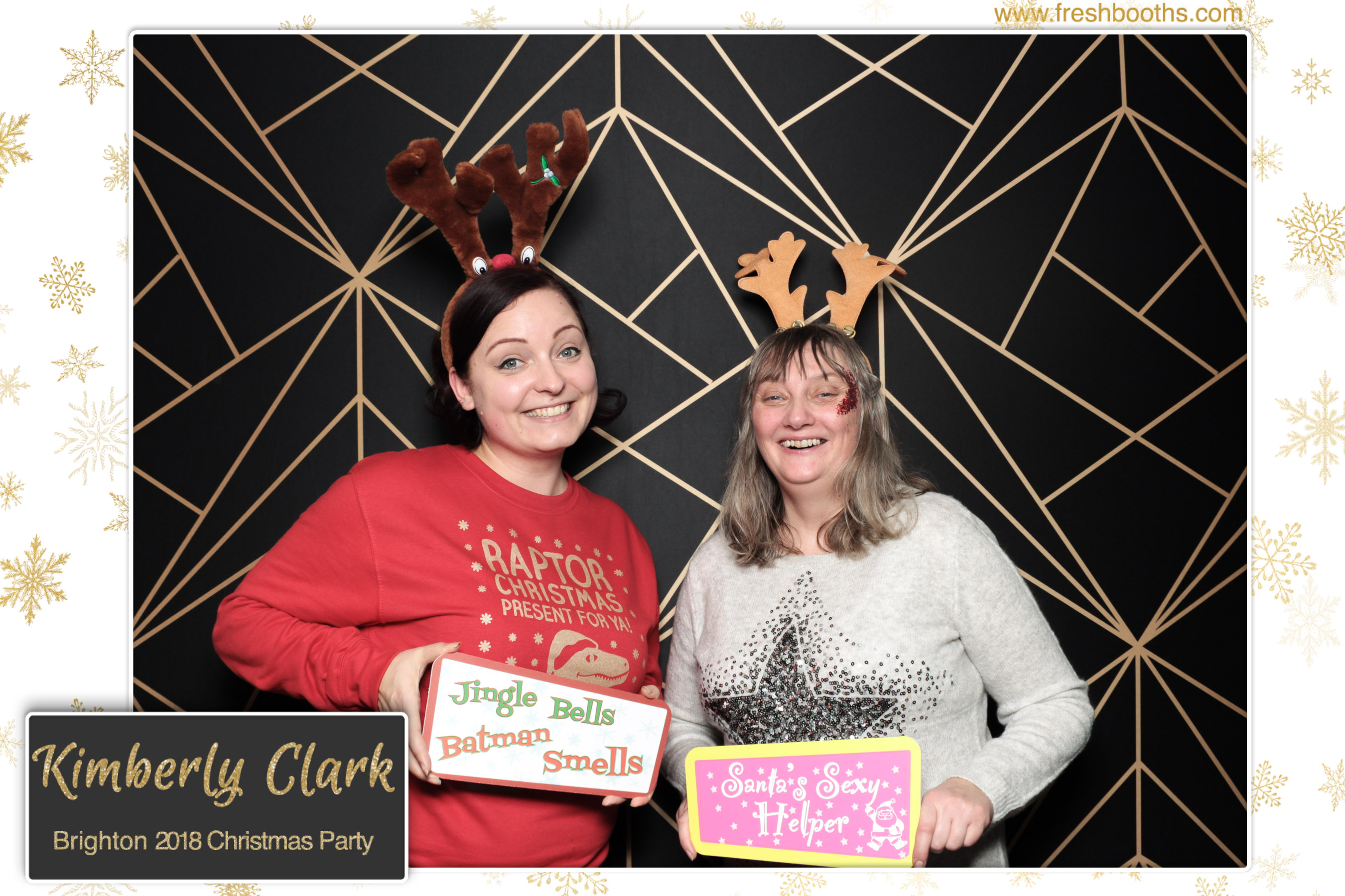Kimberly Clark Brighton Christmas Party | View more photos from the event at gallery.freshbooths.com/u/FreshBooths/Kimberly-Clark-Brighton-Christmas-Party