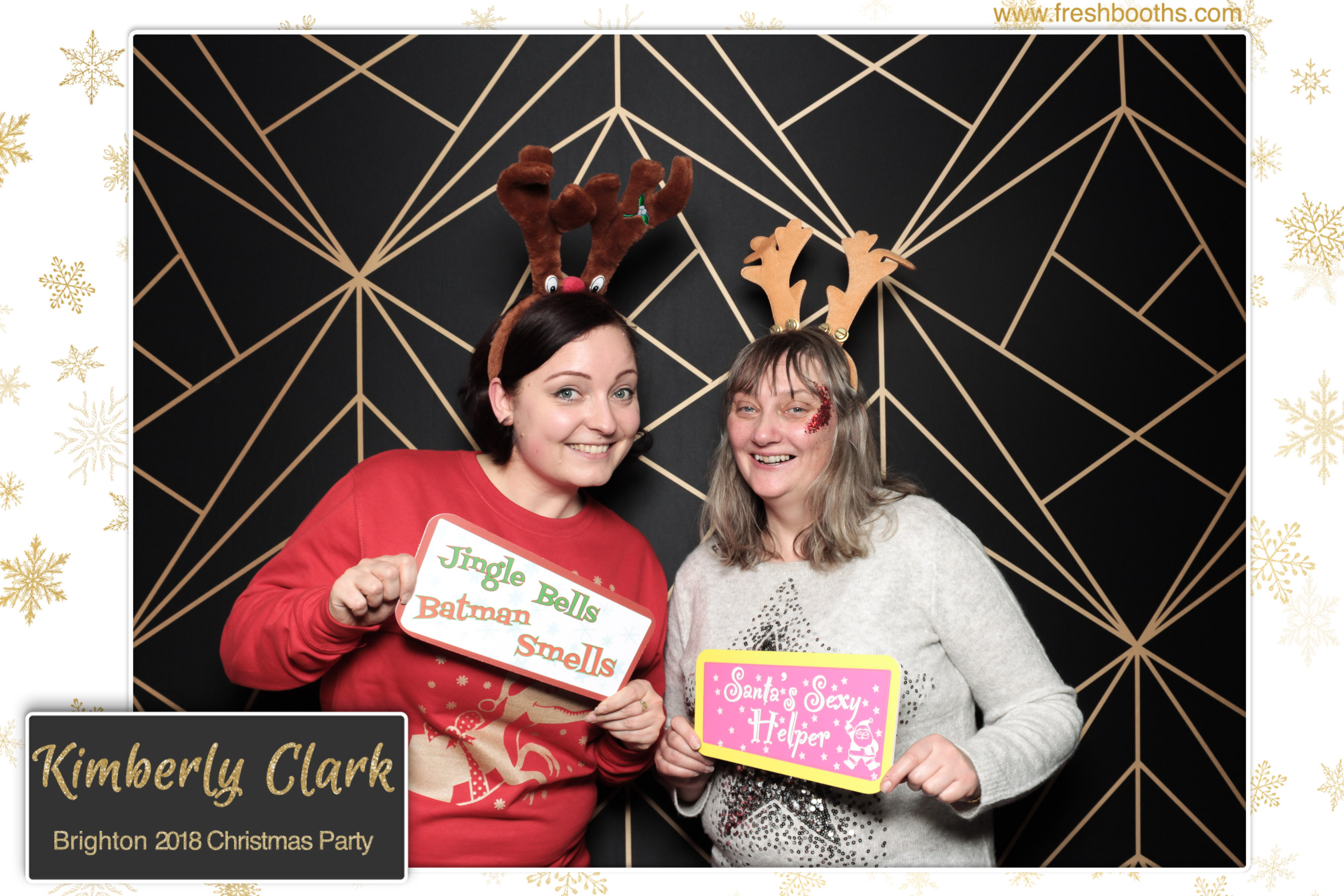 Kimberly Clark Brighton Christmas Party | View more photos from the event at gallery.freshbooths.com/u/FreshBooths/Kimberly-Clark-Brighton-Christmas-Party