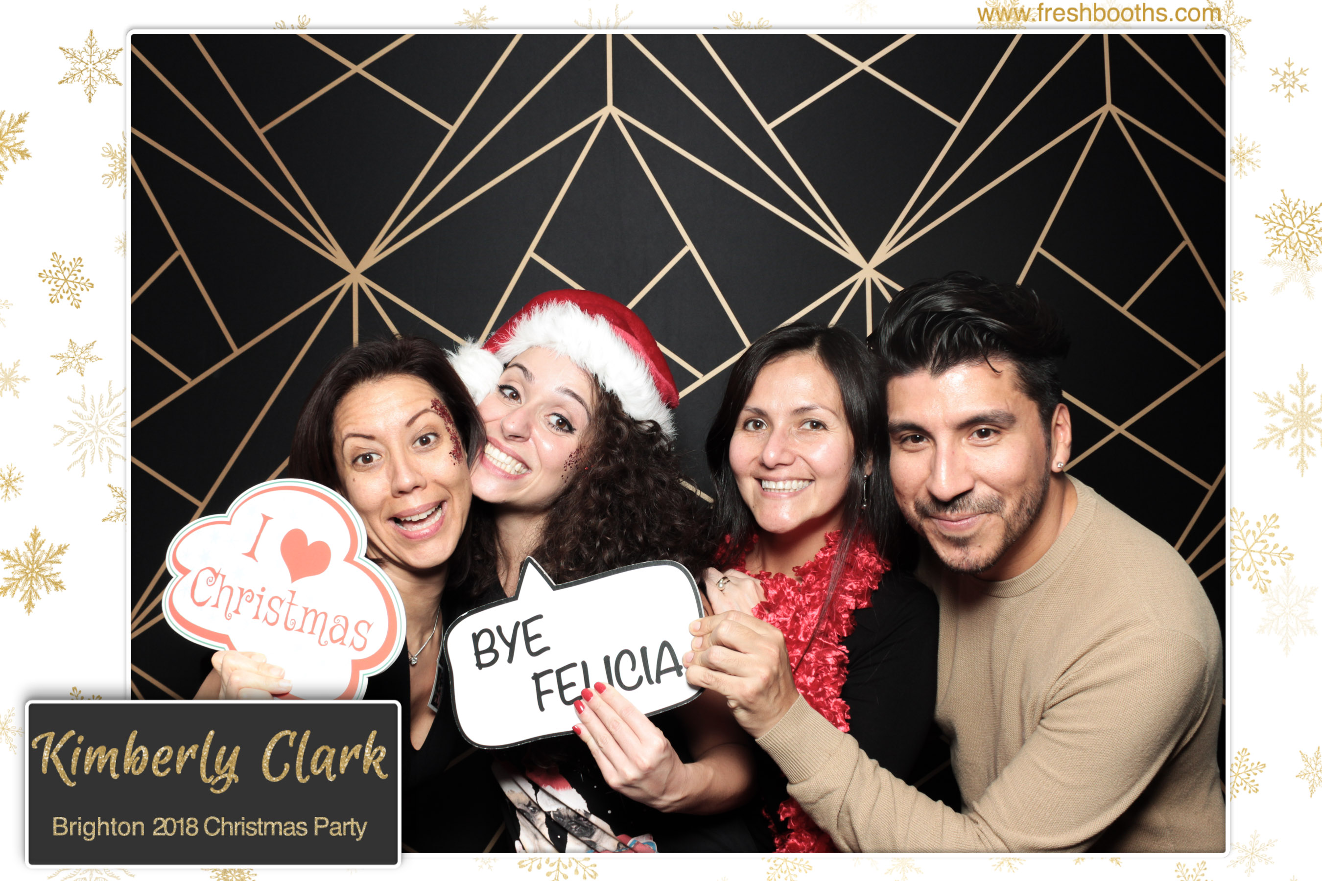 Kimberly Clark Brighton Christmas Party | View more photos from the event at gallery.freshbooths.com/u/FreshBooths/Kimberly-Clark-Brighton-Christmas-Party