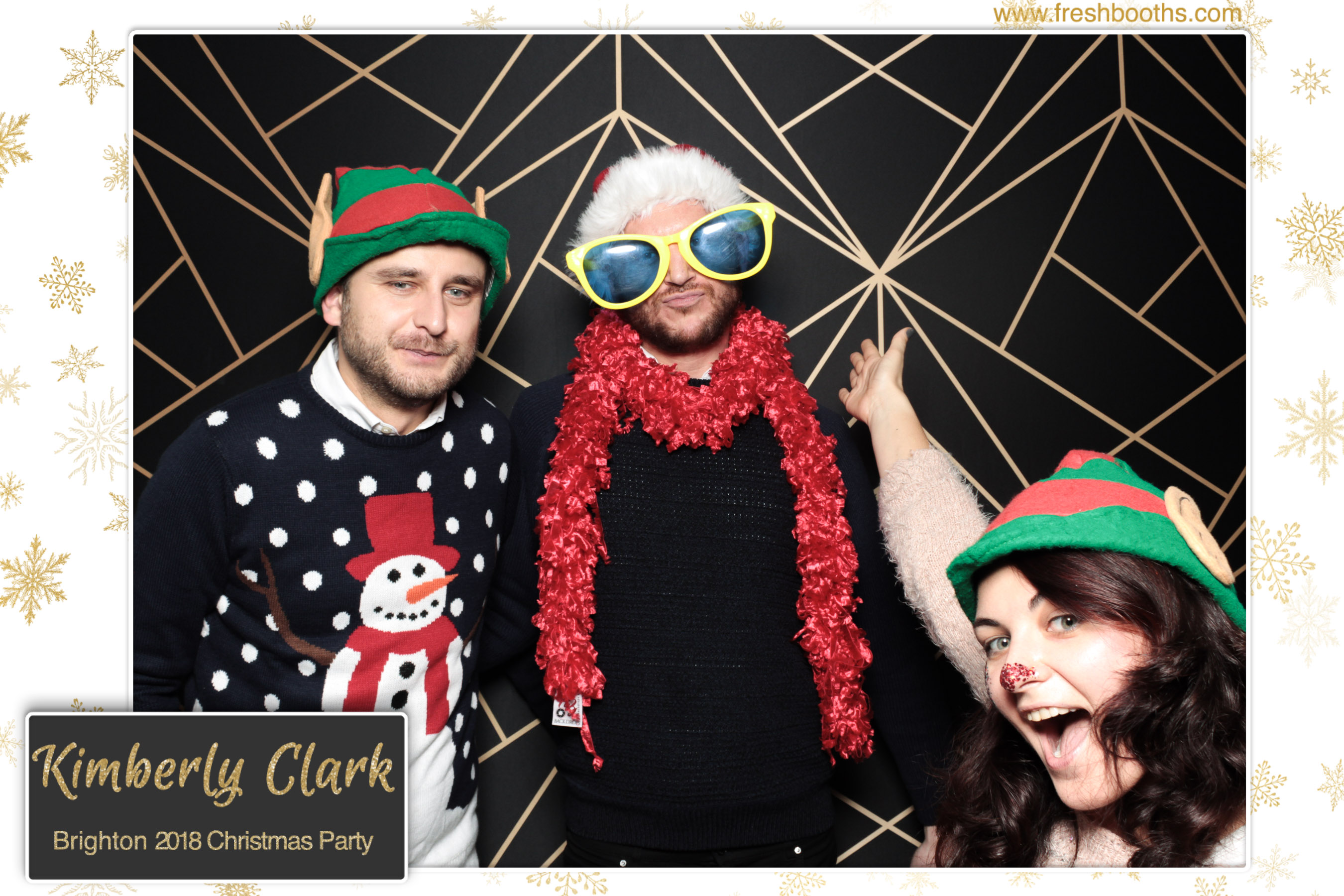 Kimberly Clark Brighton Christmas Party | View more photos from the event at gallery.freshbooths.com/u/FreshBooths/Kimberly-Clark-Brighton-Christmas-Party