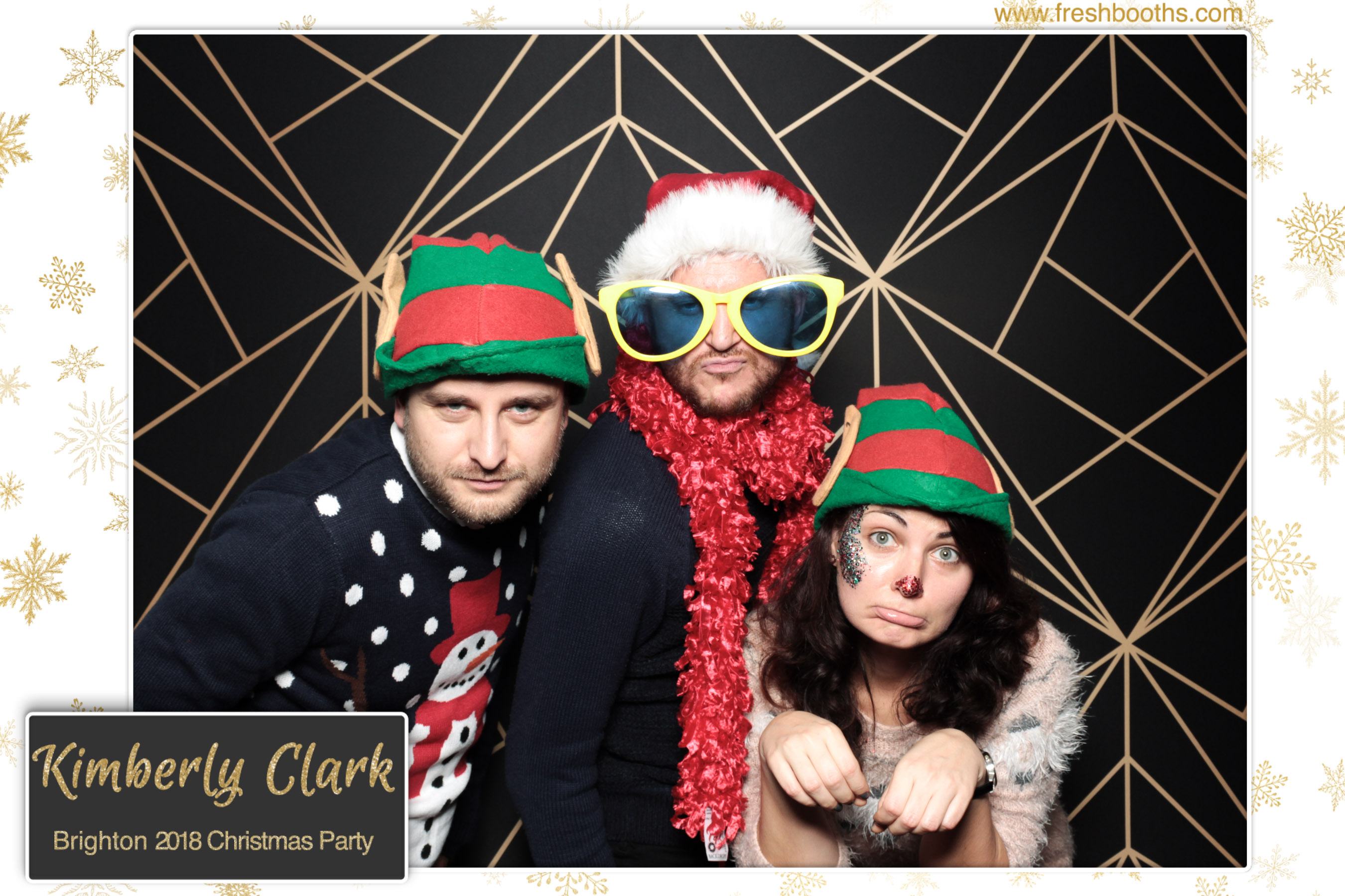 Kimberly Clark Brighton Christmas Party | View more photos from the event at gallery.freshbooths.com/u/FreshBooths/Kimberly-Clark-Brighton-Christmas-Party