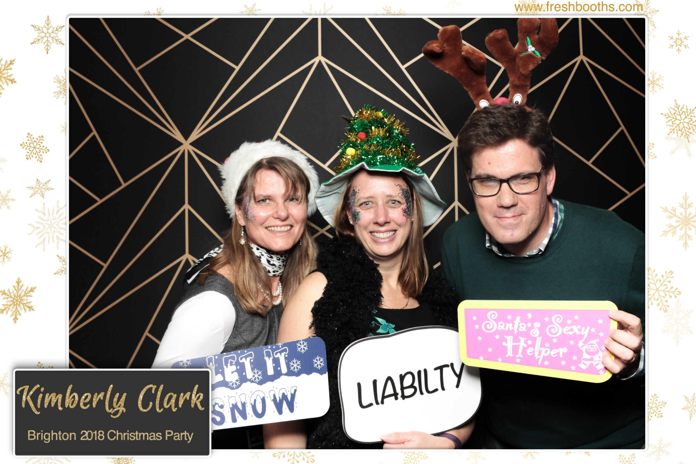 Kimberly Clark Brighton Christmas Party | View more photos from the event at gallery.freshbooths.com/u/FreshBooths/Kimberly-Clark-Brighton-Christmas-Party