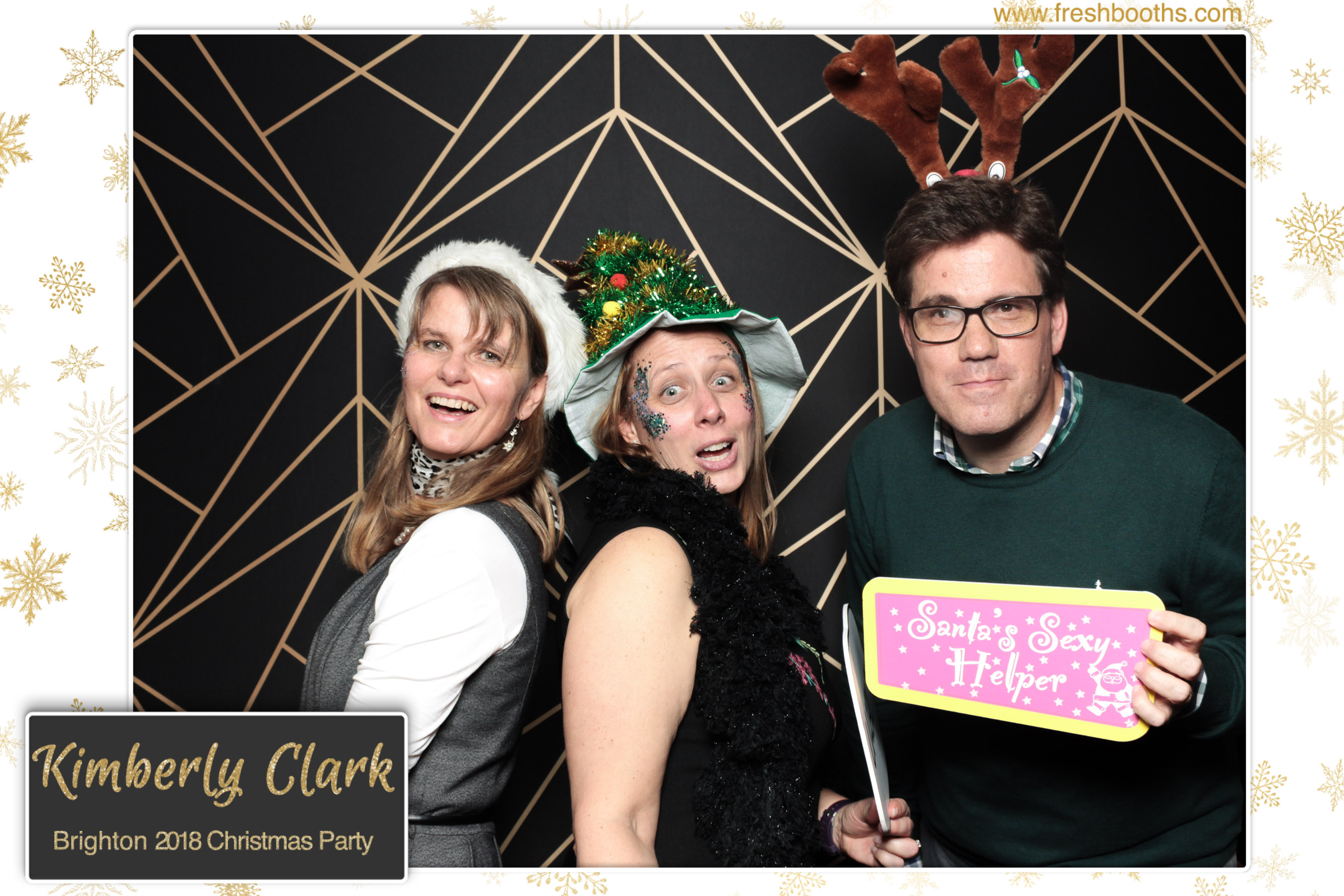 Kimberly Clark Brighton Christmas Party | View more photos from the event at gallery.freshbooths.com/u/FreshBooths/Kimberly-Clark-Brighton-Christmas-Party