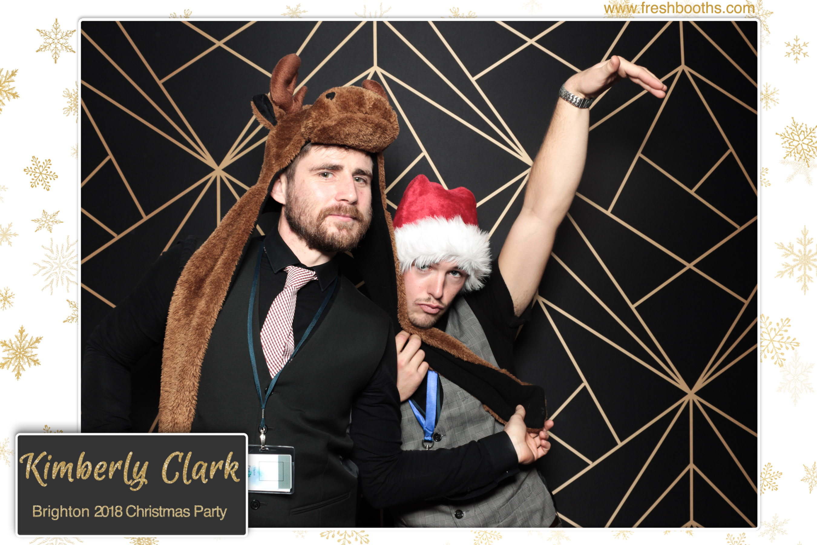 Kimberly Clark Brighton Christmas Party | View more photos from the event at gallery.freshbooths.com/u/FreshBooths/Kimberly-Clark-Brighton-Christmas-Party