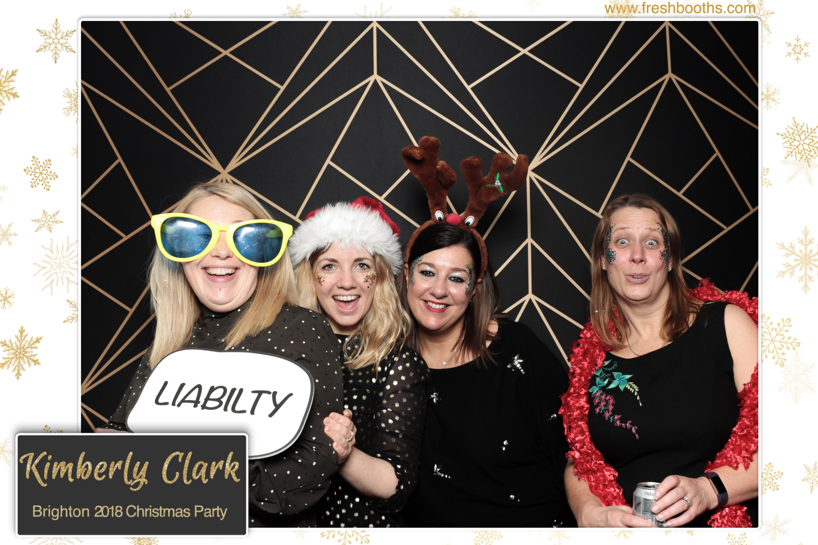 Kimberly Clark Brighton Christmas Party | View more photos from the event at gallery.freshbooths.com/u/FreshBooths/Kimberly-Clark-Brighton-Christmas-Party
