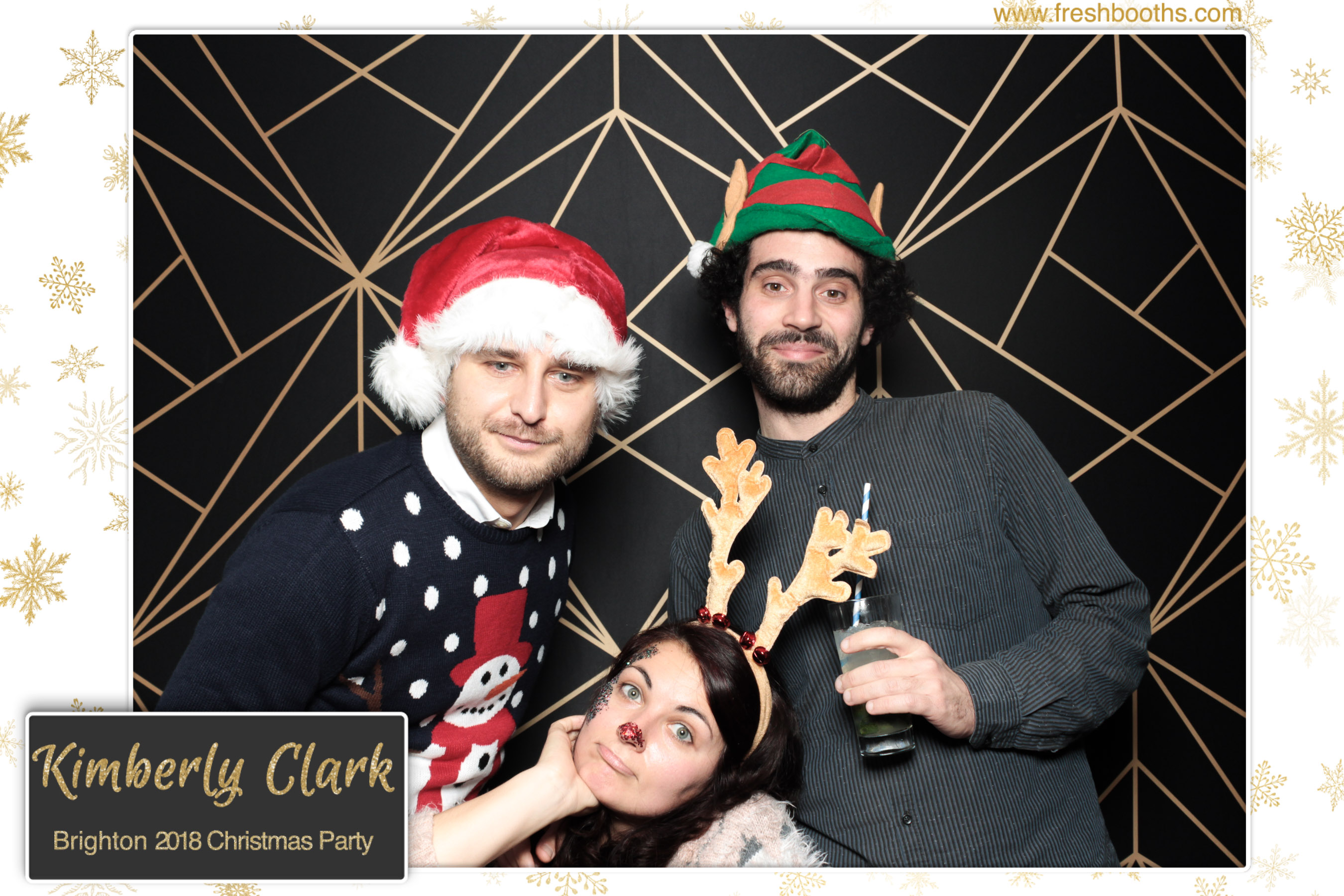 Kimberly Clark Brighton Christmas Party | View more photos from the event at gallery.freshbooths.com/u/FreshBooths/Kimberly-Clark-Brighton-Christmas-Party