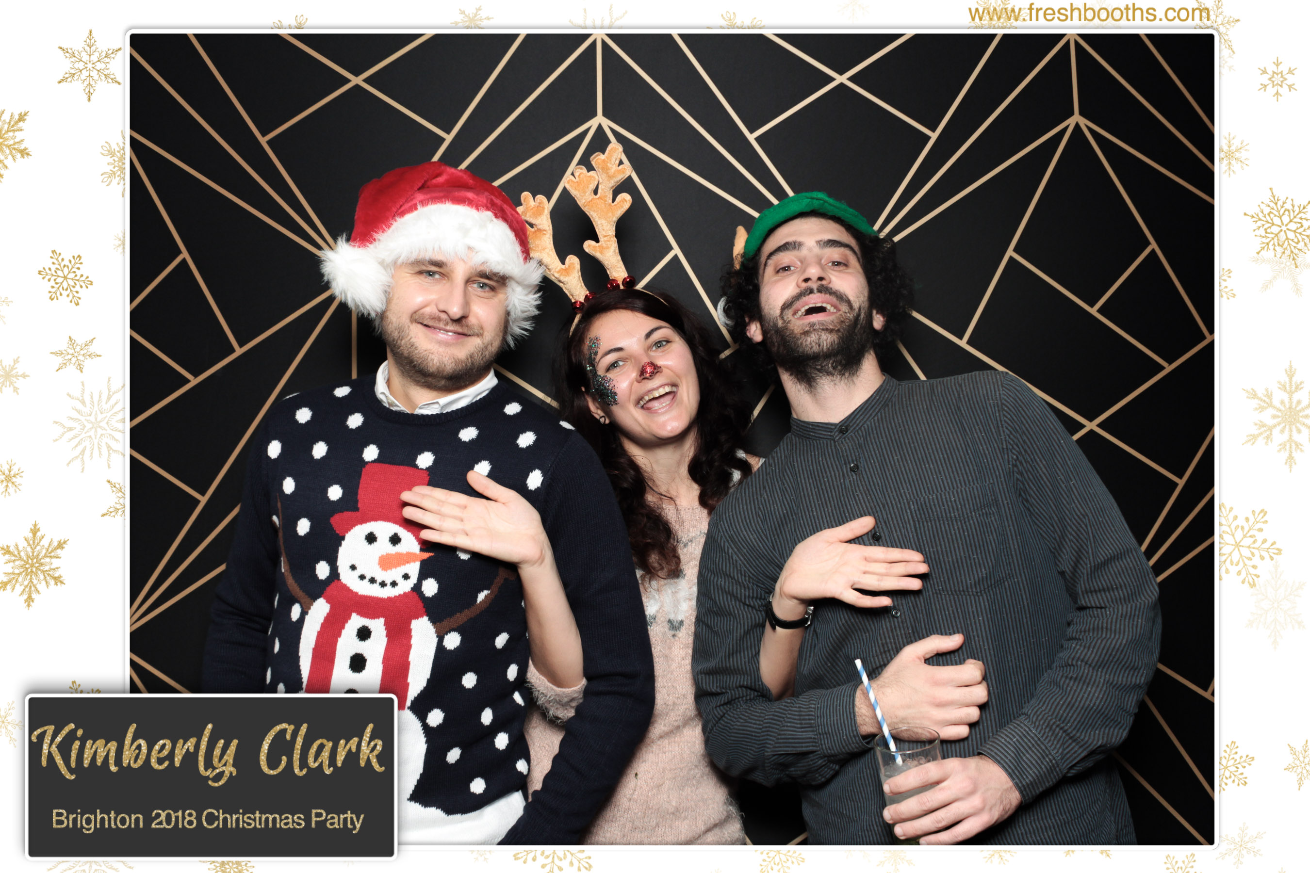 Kimberly Clark Brighton Christmas Party | View more photos from the event at gallery.freshbooths.com/u/FreshBooths/Kimberly-Clark-Brighton-Christmas-Party