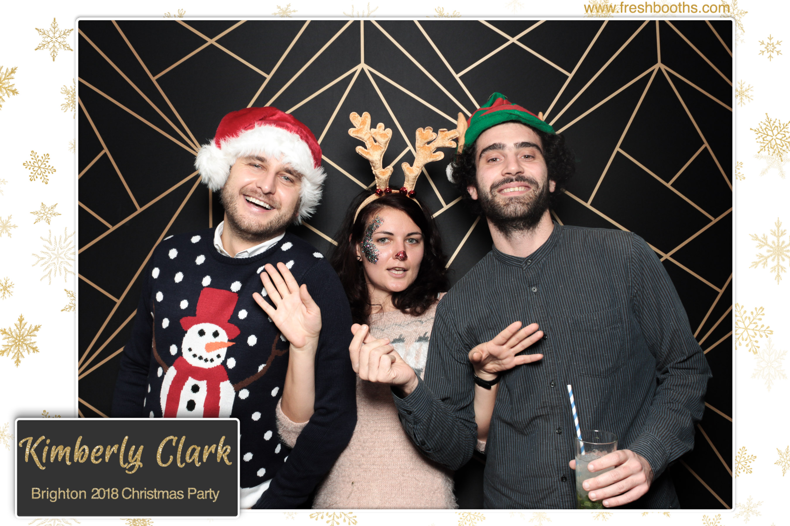 Kimberly Clark Brighton Christmas Party | View more photos from the event at gallery.freshbooths.com/u/FreshBooths/Kimberly-Clark-Brighton-Christmas-Party