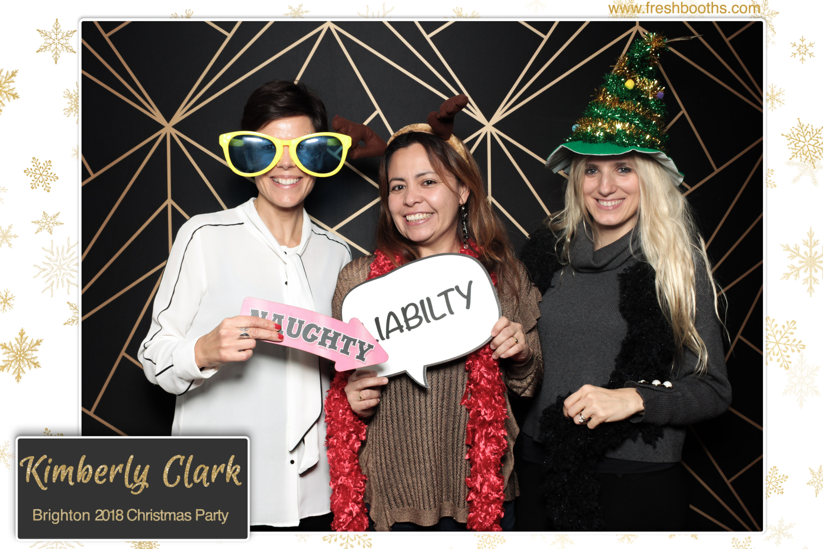 Kimberly Clark Brighton Christmas Party | View more photos from the event at gallery.freshbooths.com/u/FreshBooths/Kimberly-Clark-Brighton-Christmas-Party