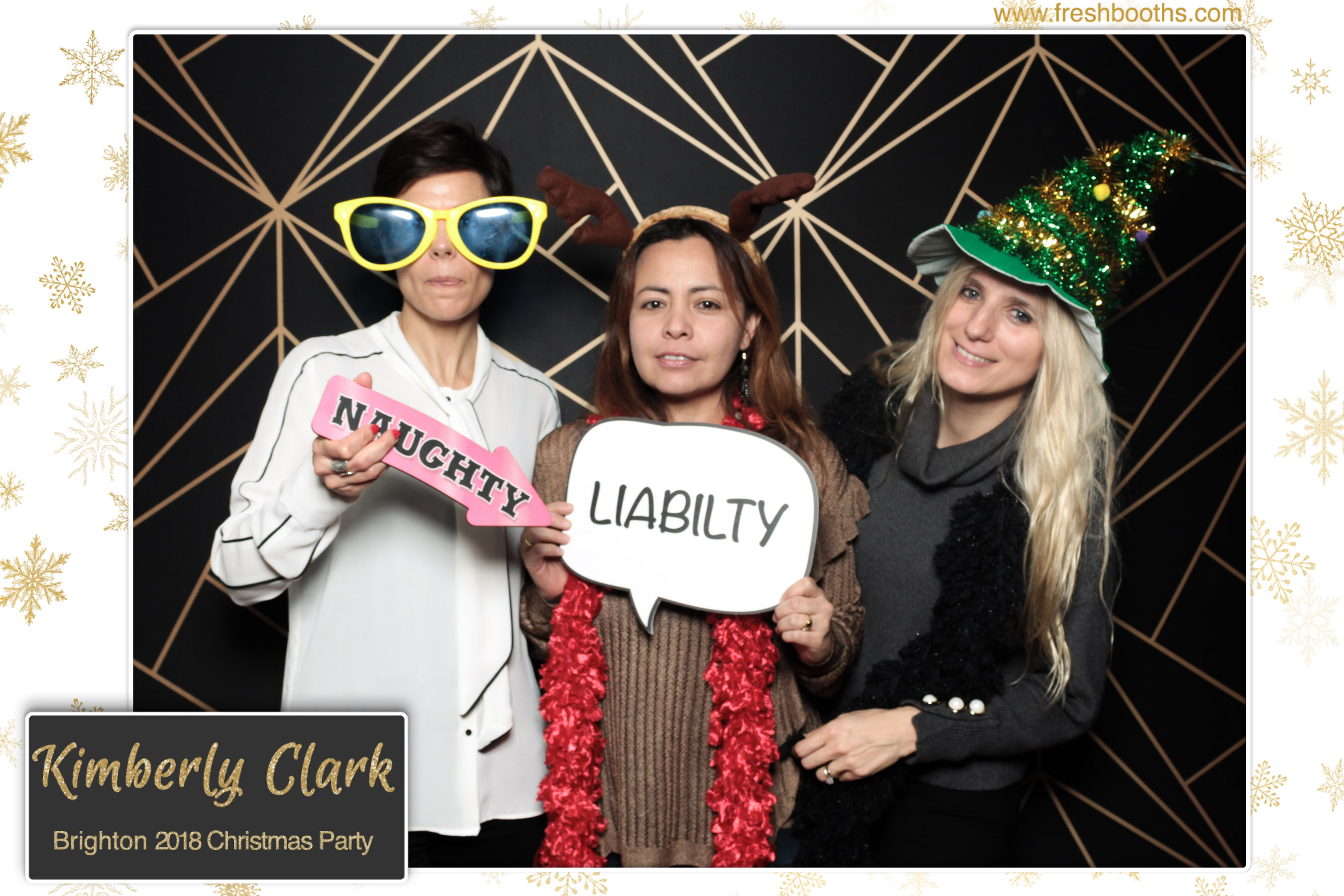 Kimberly Clark Brighton Christmas Party | View more photos from the event at gallery.freshbooths.com/u/FreshBooths/Kimberly-Clark-Brighton-Christmas-Party