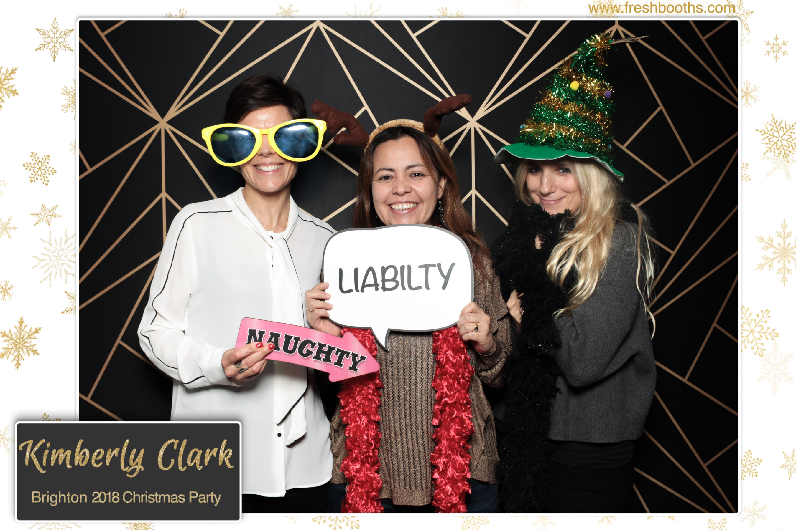 Kimberly Clark Brighton Christmas Party | View more photos from the event at gallery.freshbooths.com/u/FreshBooths/Kimberly-Clark-Brighton-Christmas-Party