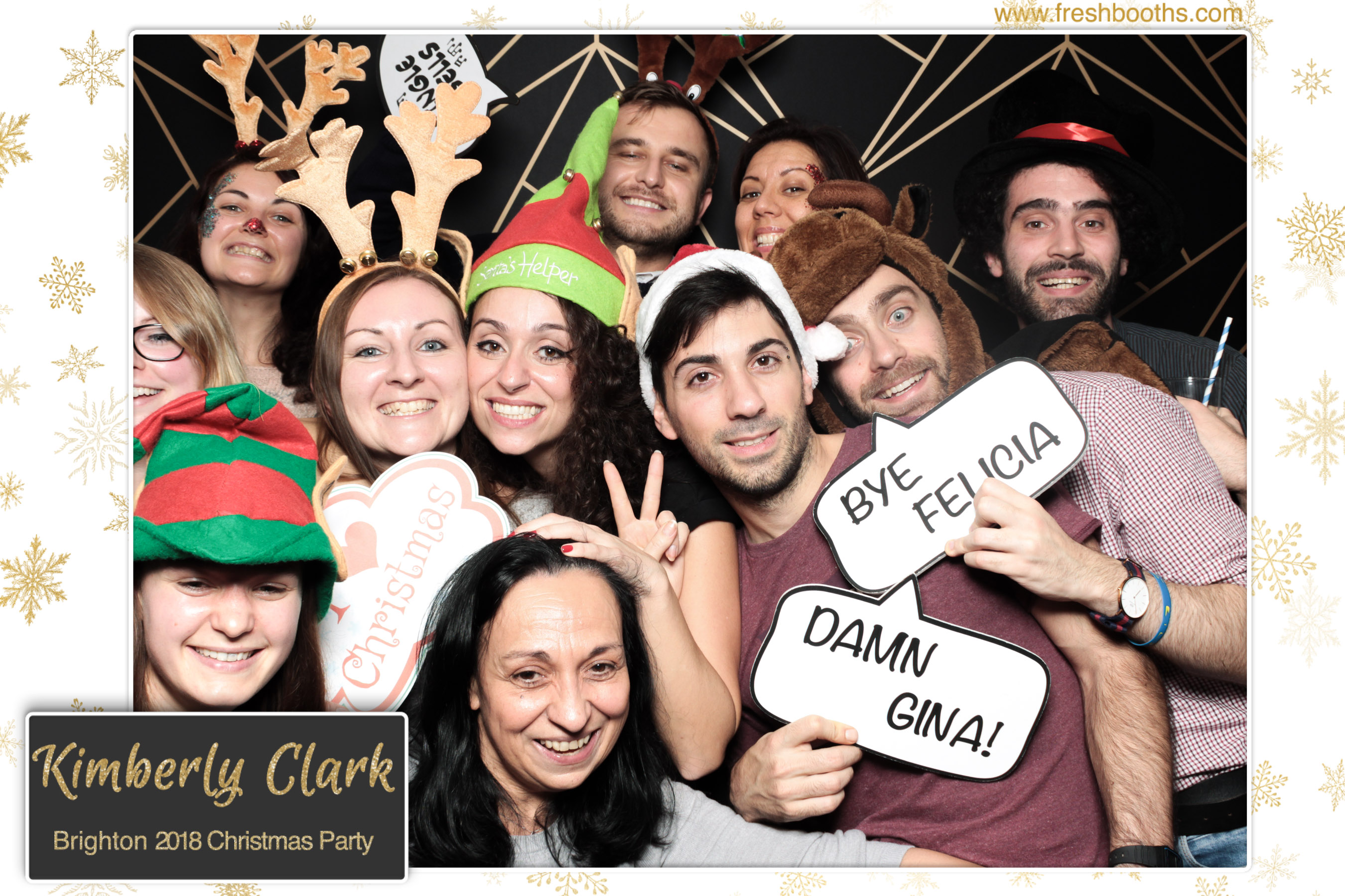 Kimberly Clark Brighton Christmas Party | View more photos from the event at gallery.freshbooths.com/u/FreshBooths/Kimberly-Clark-Brighton-Christmas-Party