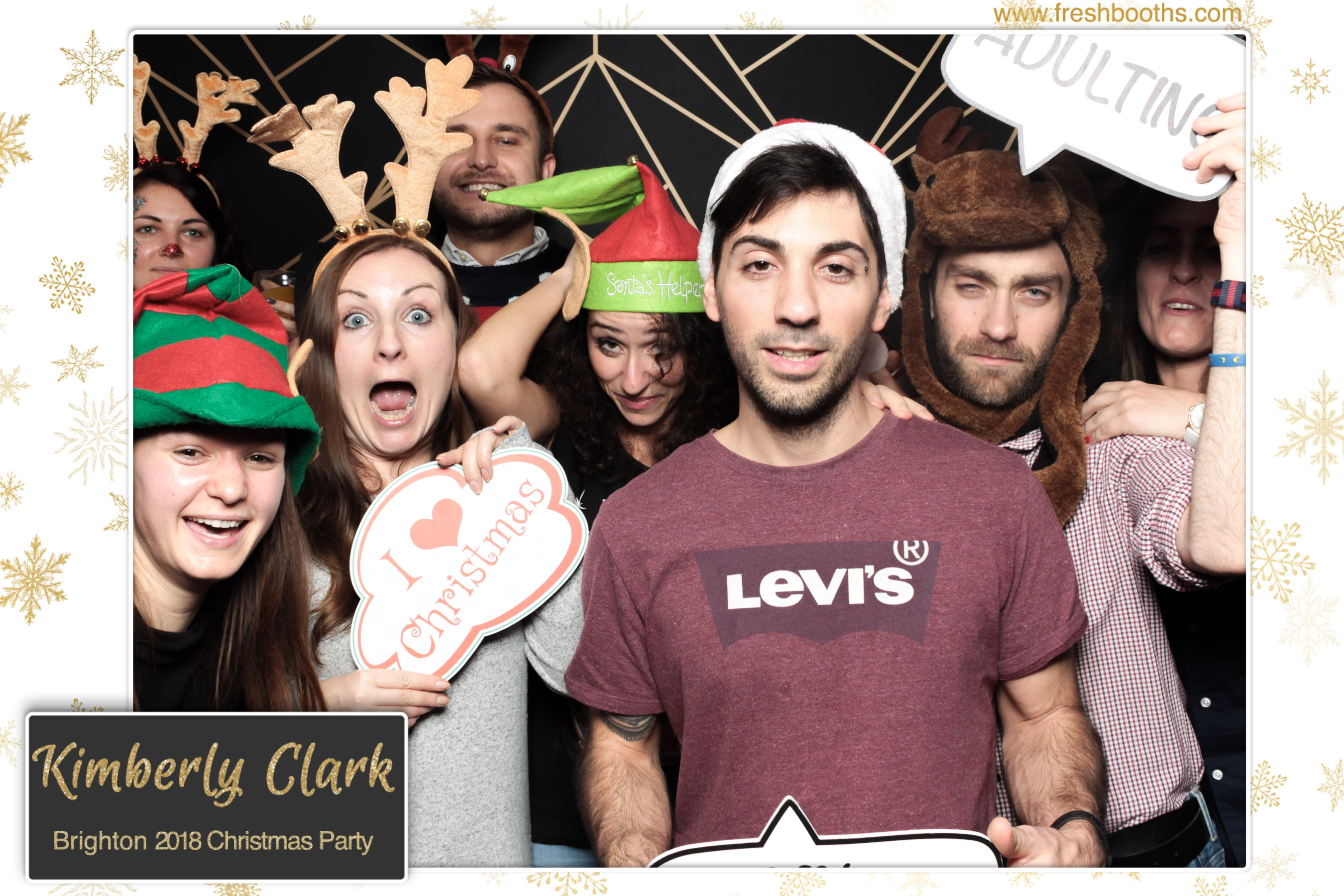 Kimberly Clark Brighton Christmas Party | View more photos from the event at gallery.freshbooths.com/u/FreshBooths/Kimberly-Clark-Brighton-Christmas-Party