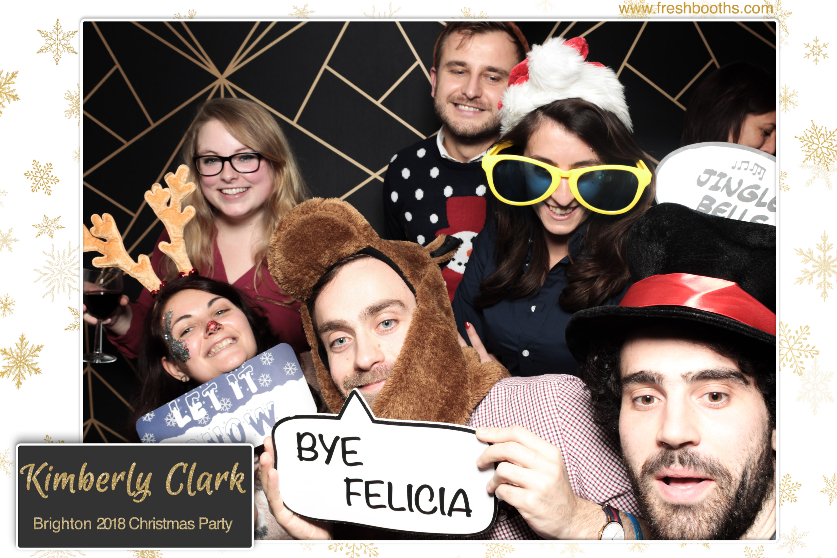 Kimberly Clark Brighton Christmas Party | View more photos from the event at gallery.freshbooths.com/u/FreshBooths/Kimberly-Clark-Brighton-Christmas-Party