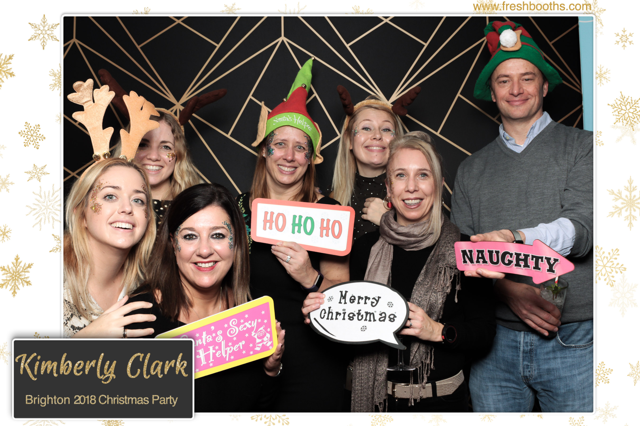 Kimberly Clark Brighton Christmas Party | View more photos from the event at gallery.freshbooths.com/u/FreshBooths/Kimberly-Clark-Brighton-Christmas-Party