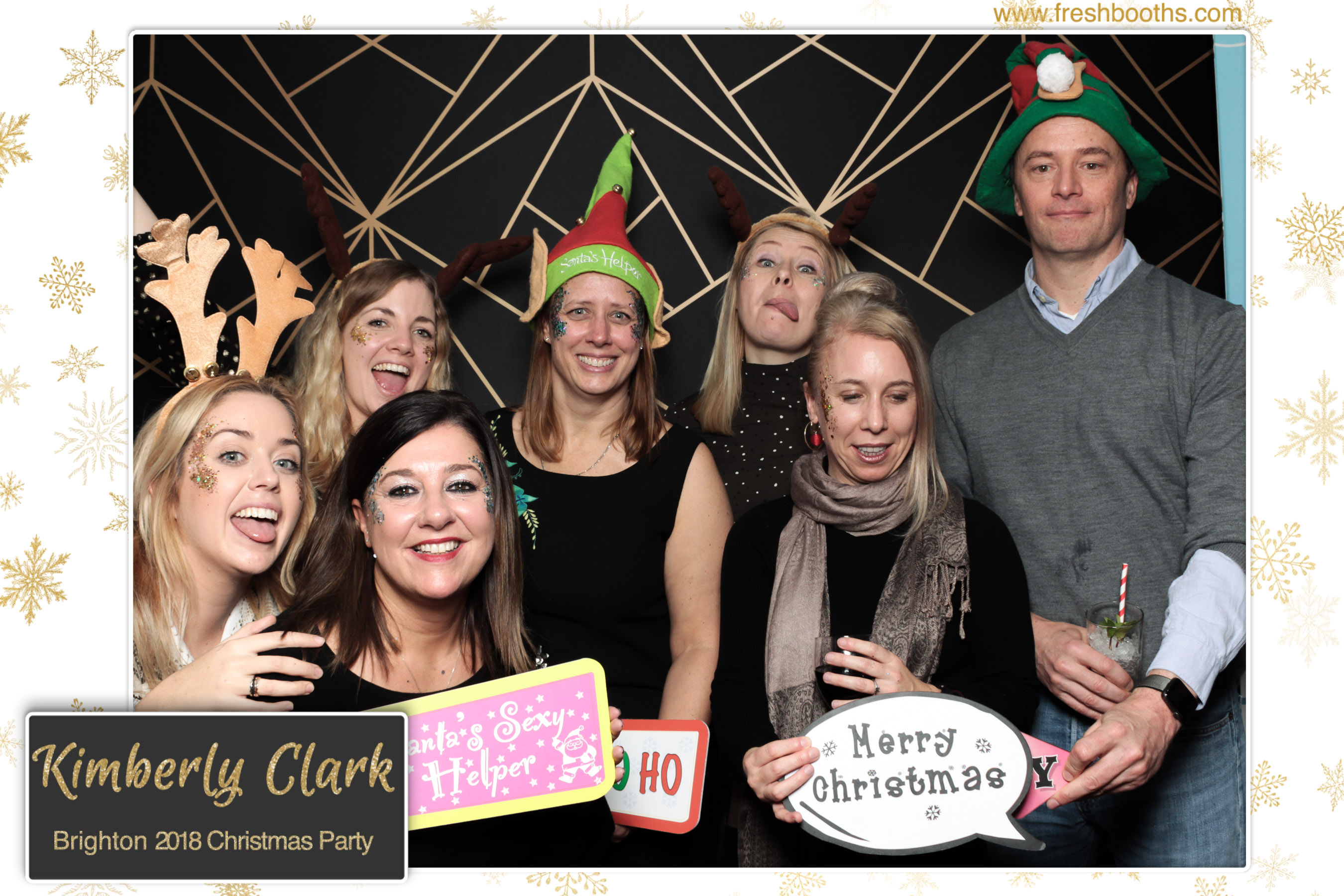 Kimberly Clark Brighton Christmas Party | View more photos from the event at gallery.freshbooths.com/u/FreshBooths/Kimberly-Clark-Brighton-Christmas-Party