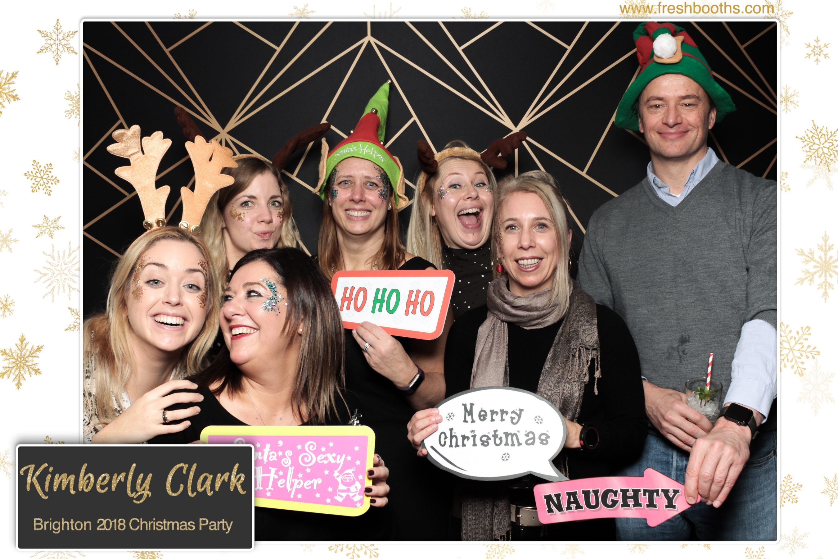 Kimberly Clark Brighton Christmas Party | View more photos from the event at gallery.freshbooths.com/u/FreshBooths/Kimberly-Clark-Brighton-Christmas-Party