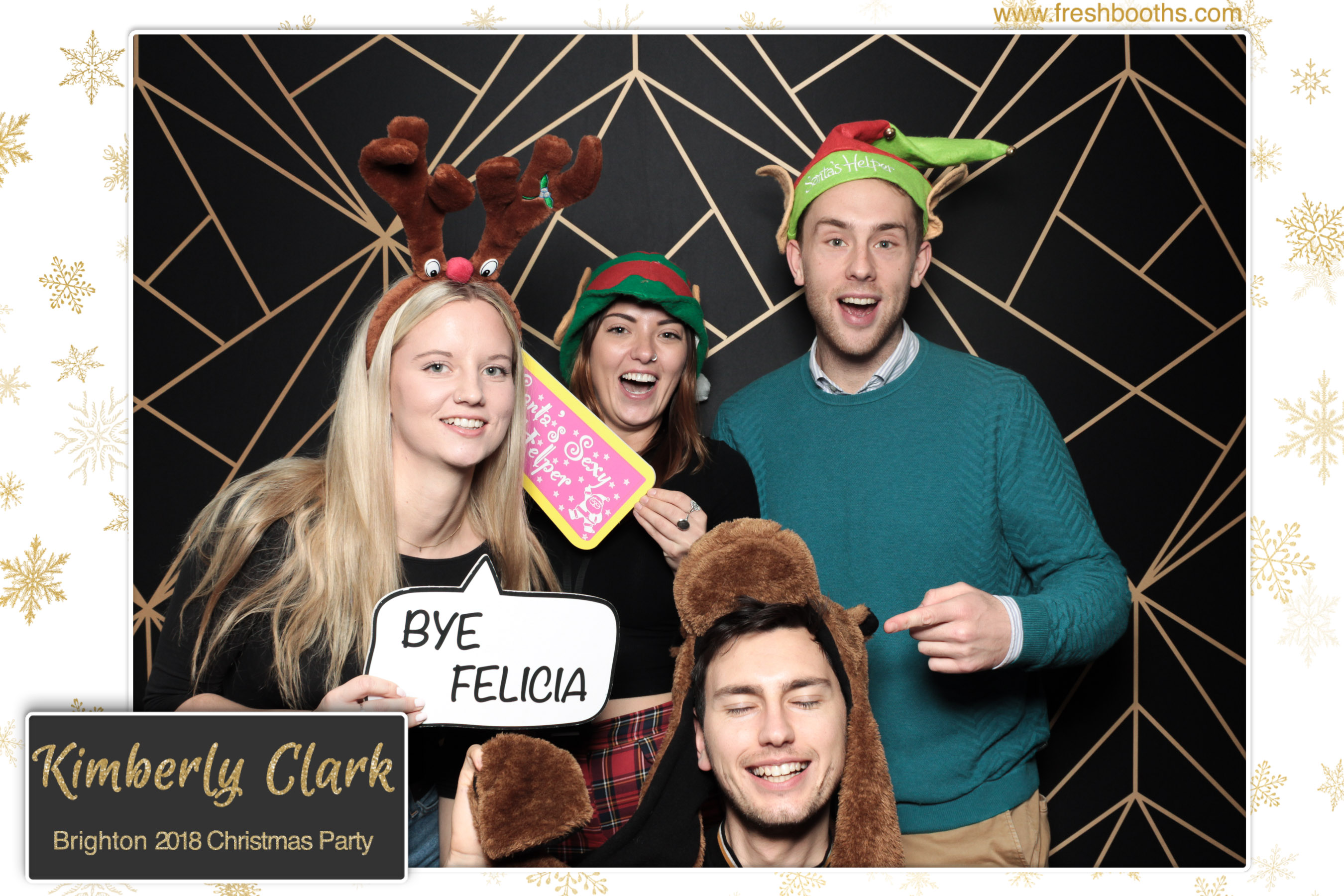 Kimberly Clark Brighton Christmas Party | View more photos from the event at gallery.freshbooths.com/u/FreshBooths/Kimberly-Clark-Brighton-Christmas-Party