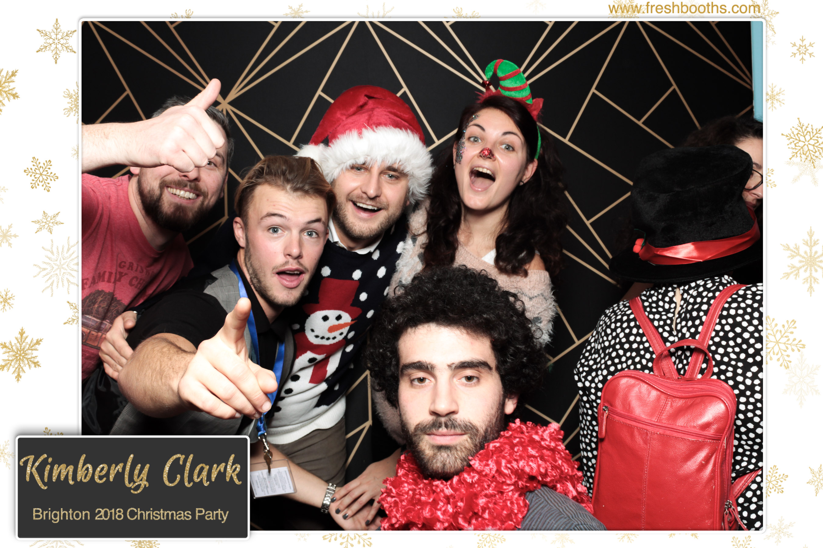 Kimberly Clark Brighton Christmas Party | View more photos from the event at gallery.freshbooths.com/u/FreshBooths/Kimberly-Clark-Brighton-Christmas-Party
