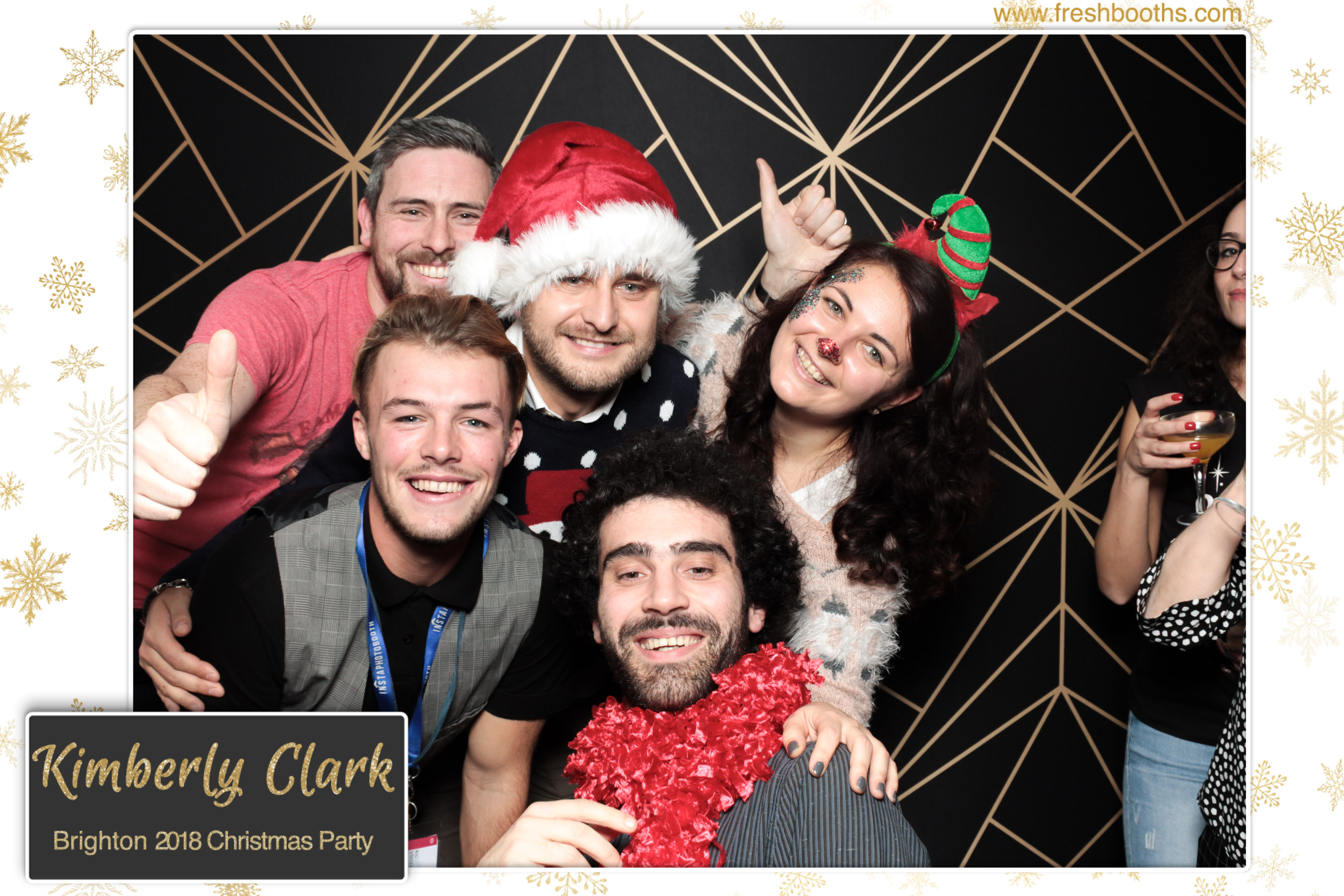 Kimberly Clark Brighton Christmas Party | View more photos from the event at gallery.freshbooths.com/u/FreshBooths/Kimberly-Clark-Brighton-Christmas-Party