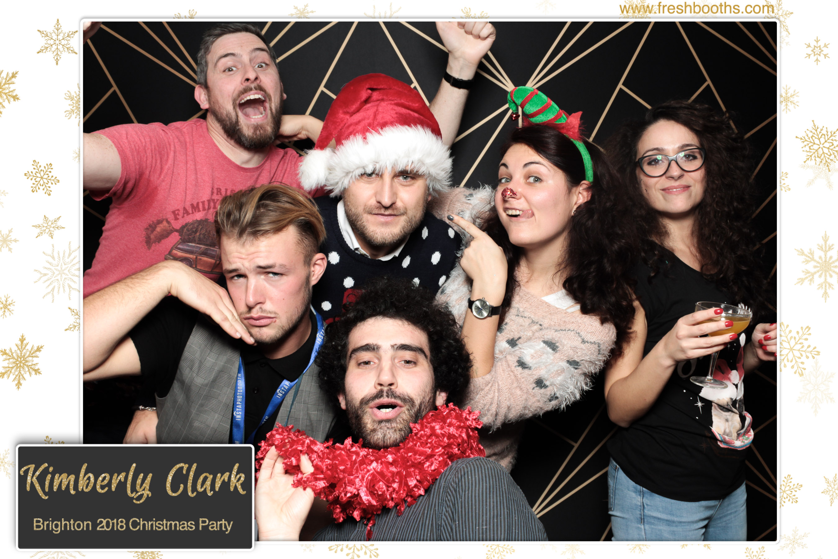 Kimberly Clark Brighton Christmas Party | View more photos from the event at gallery.freshbooths.com/u/FreshBooths/Kimberly-Clark-Brighton-Christmas-Party