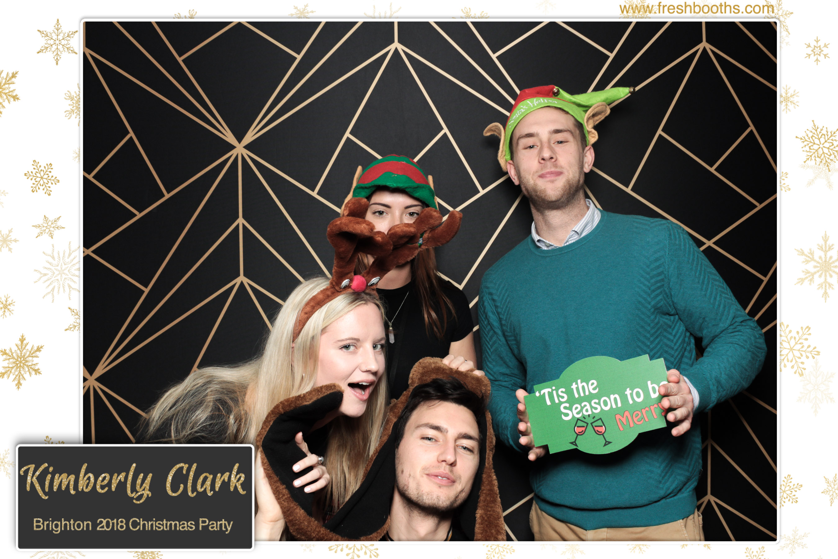 Kimberly Clark Brighton Christmas Party | View more photos from the event at gallery.freshbooths.com/u/FreshBooths/Kimberly-Clark-Brighton-Christmas-Party