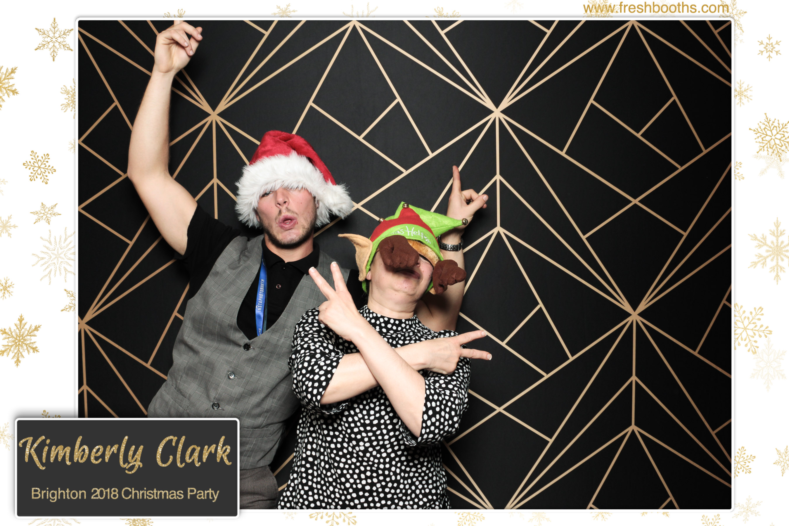 Kimberly Clark Brighton Christmas Party | View more photos from the event at gallery.freshbooths.com/u/FreshBooths/Kimberly-Clark-Brighton-Christmas-Party