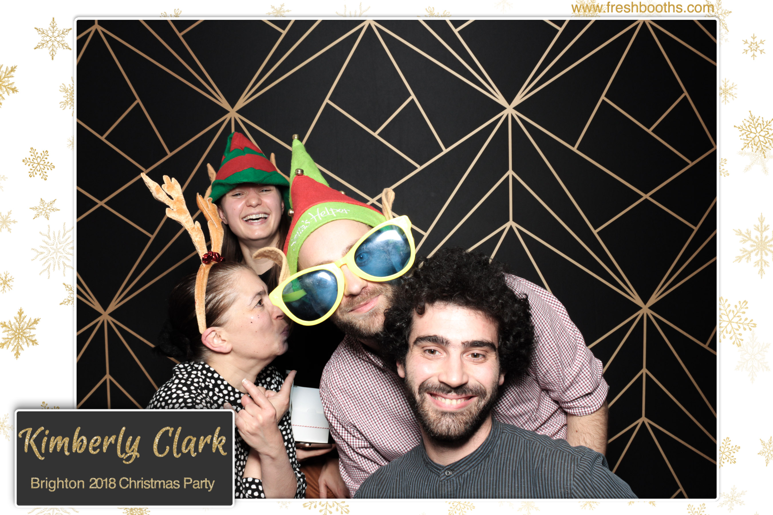 Kimberly Clark Brighton Christmas Party | View more photos from the event at gallery.freshbooths.com/u/FreshBooths/Kimberly-Clark-Brighton-Christmas-Party