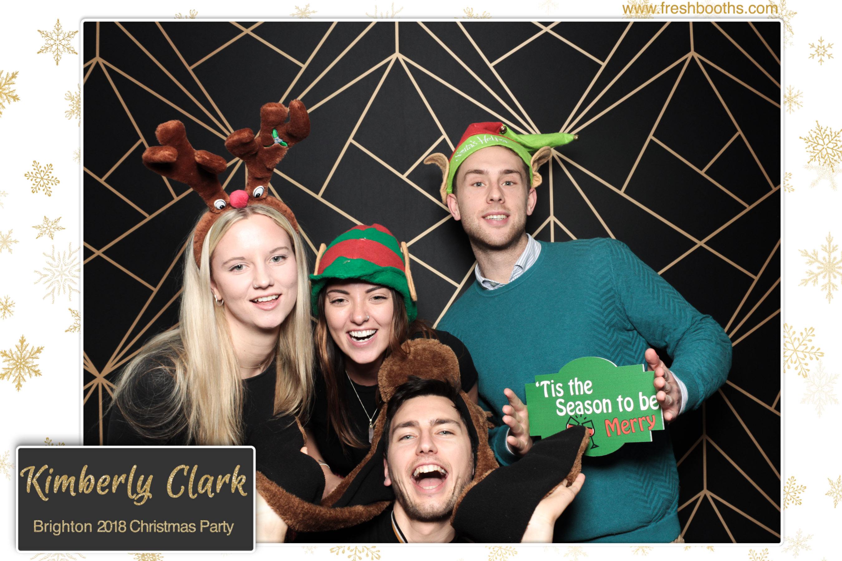Kimberly Clark Brighton Christmas Party | View more photos from the event at gallery.freshbooths.com/u/FreshBooths/Kimberly-Clark-Brighton-Christmas-Party