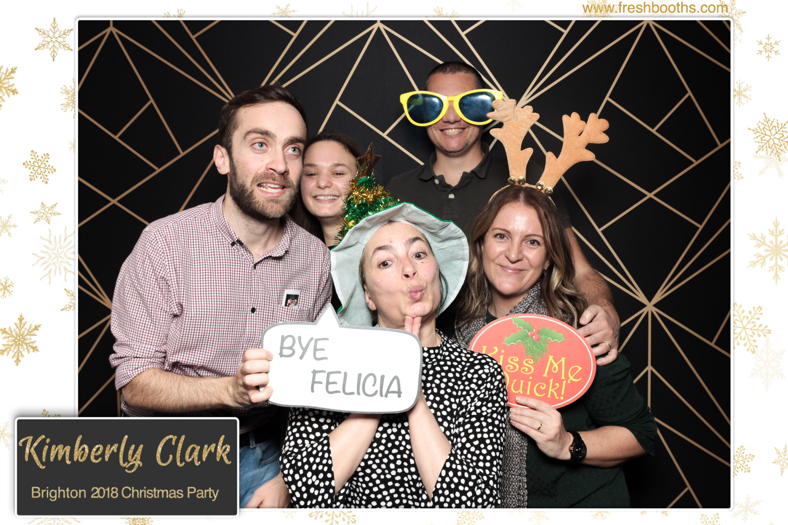 Kimberly Clark Brighton Christmas Party | View more photos from the event at gallery.freshbooths.com/u/FreshBooths/Kimberly-Clark-Brighton-Christmas-Party