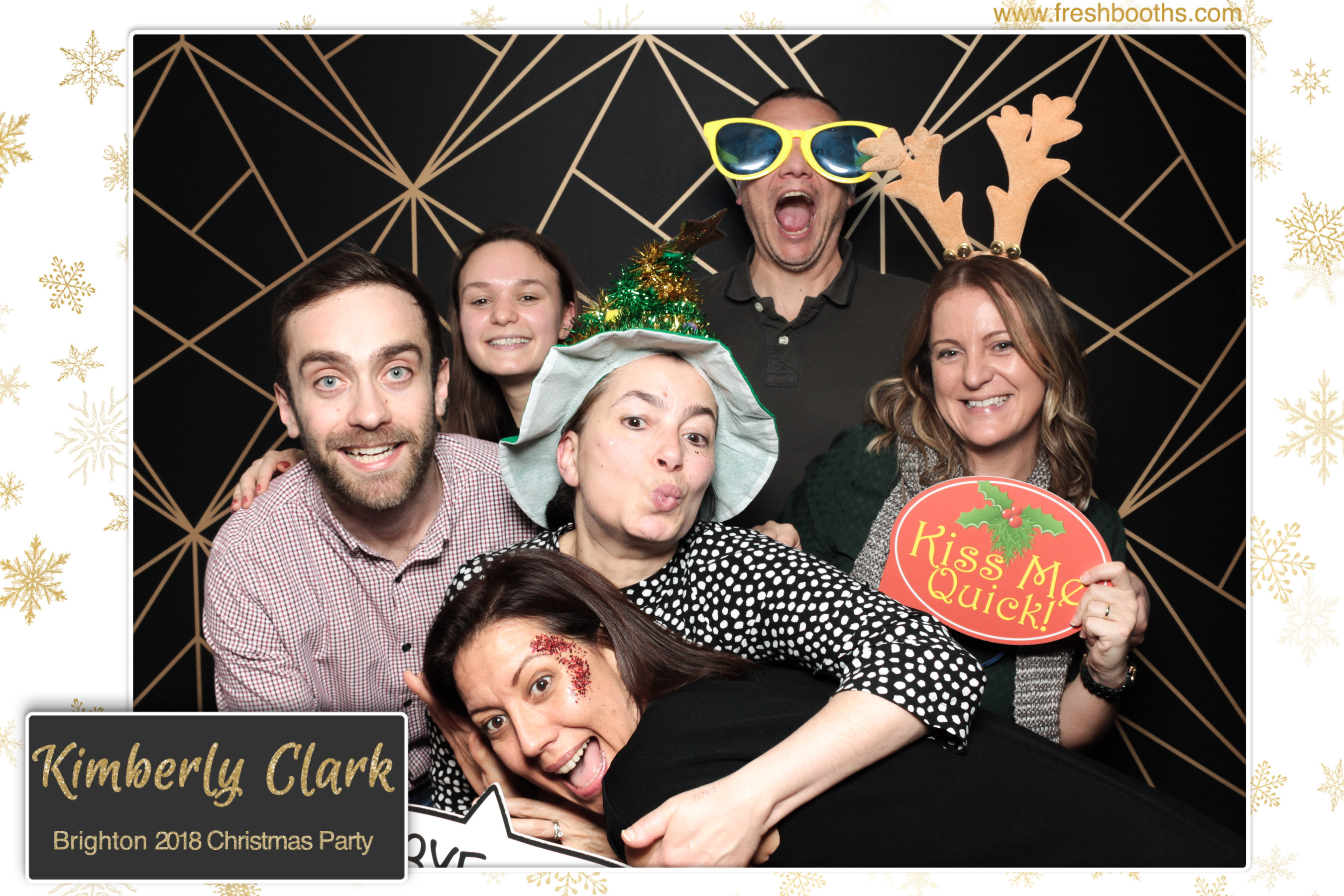 Kimberly Clark Brighton Christmas Party | View more photos from the event at gallery.freshbooths.com/u/FreshBooths/Kimberly-Clark-Brighton-Christmas-Party