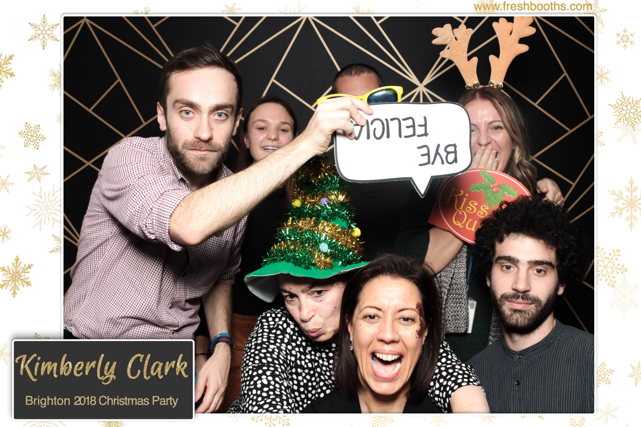 Kimberly Clark Brighton Christmas Party | View more photos from the event at gallery.freshbooths.com/u/FreshBooths/Kimberly-Clark-Brighton-Christmas-Party
