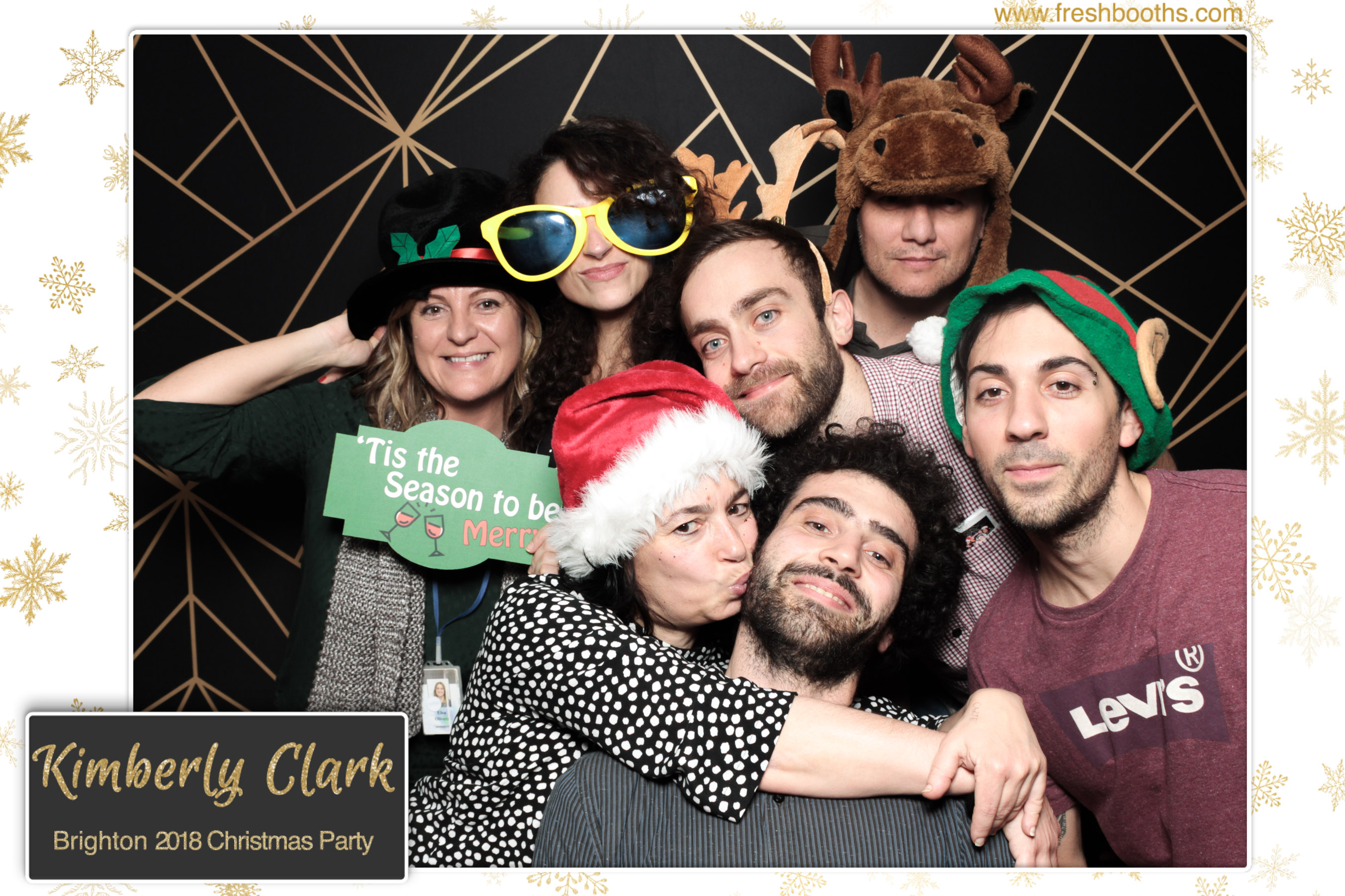 Kimberly Clark Brighton Christmas Party | View more photos from the event at gallery.freshbooths.com/u/FreshBooths/Kimberly-Clark-Brighton-Christmas-Party