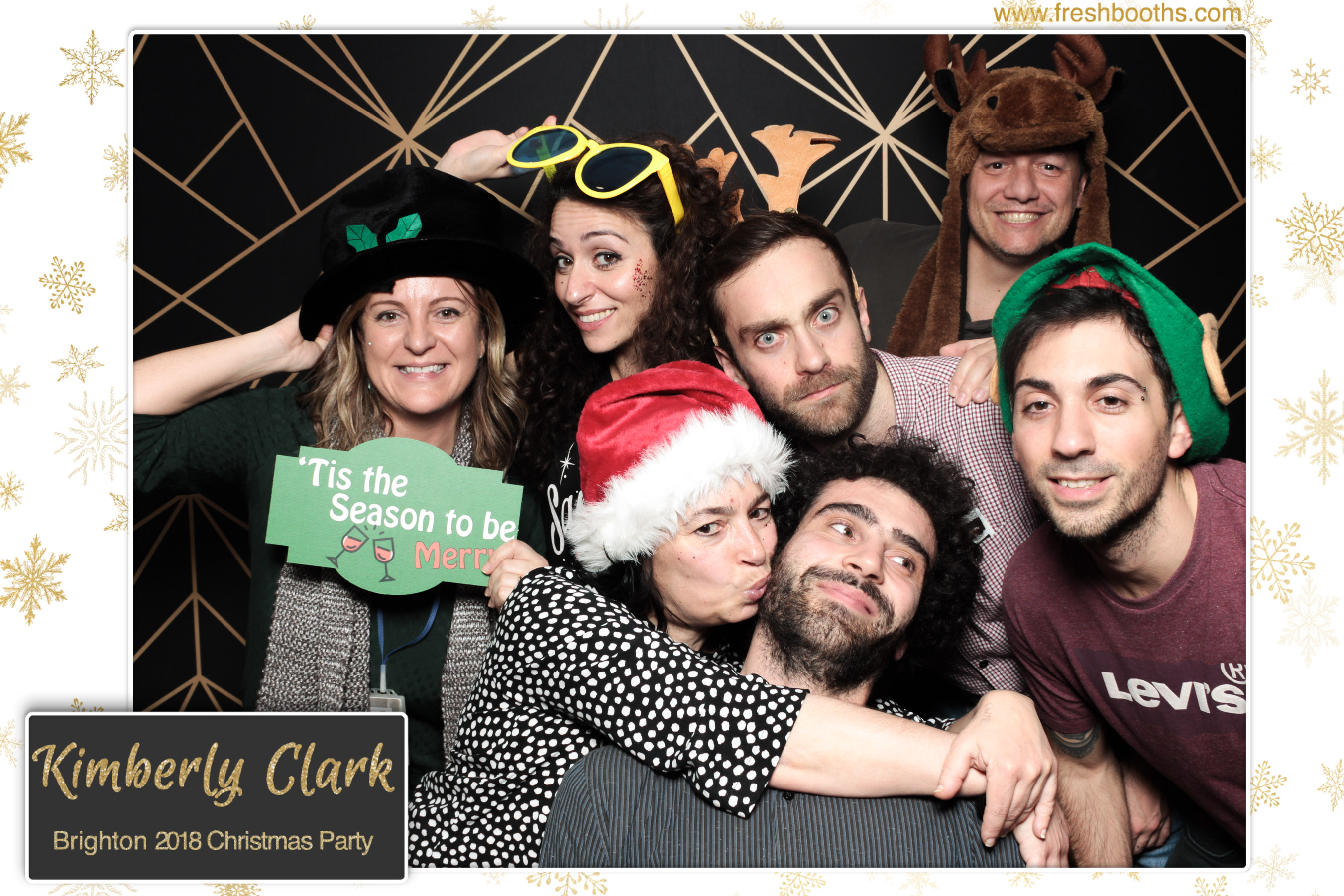 Kimberly Clark Brighton Christmas Party | View more photos from the event at gallery.freshbooths.com/u/FreshBooths/Kimberly-Clark-Brighton-Christmas-Party