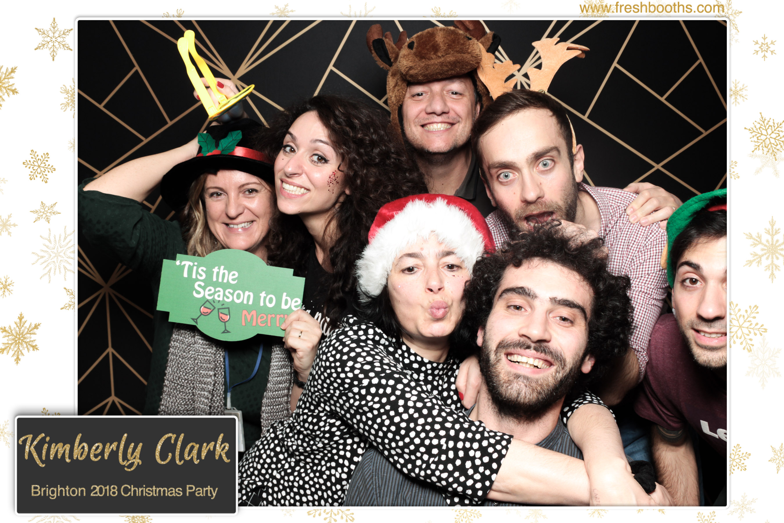 Kimberly Clark Brighton Christmas Party | View more photos from the event at gallery.freshbooths.com/u/FreshBooths/Kimberly-Clark-Brighton-Christmas-Party
