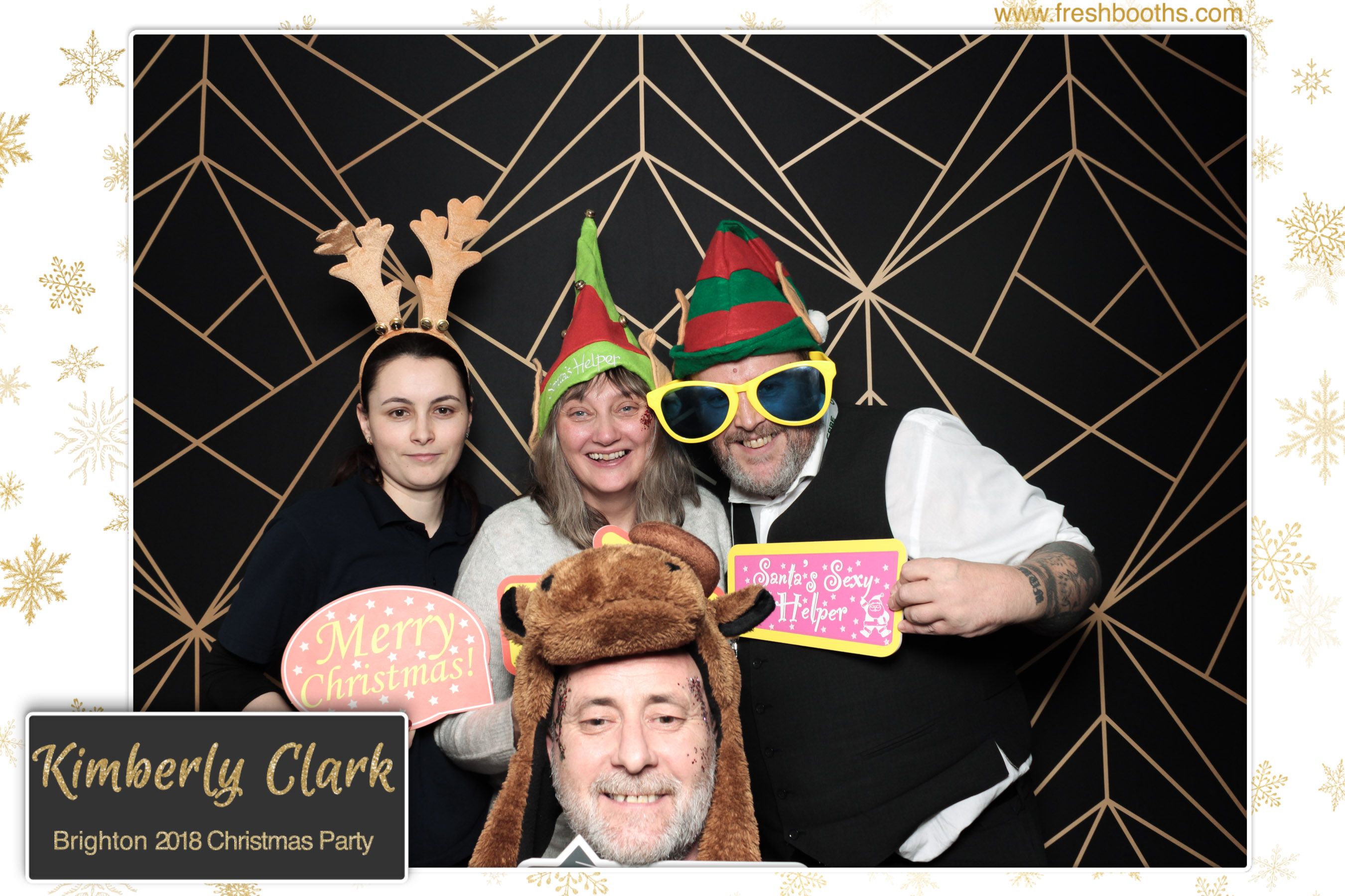 Kimberly Clark Brighton Christmas Party | View more photos from the event at gallery.freshbooths.com/u/FreshBooths/Kimberly-Clark-Brighton-Christmas-Party