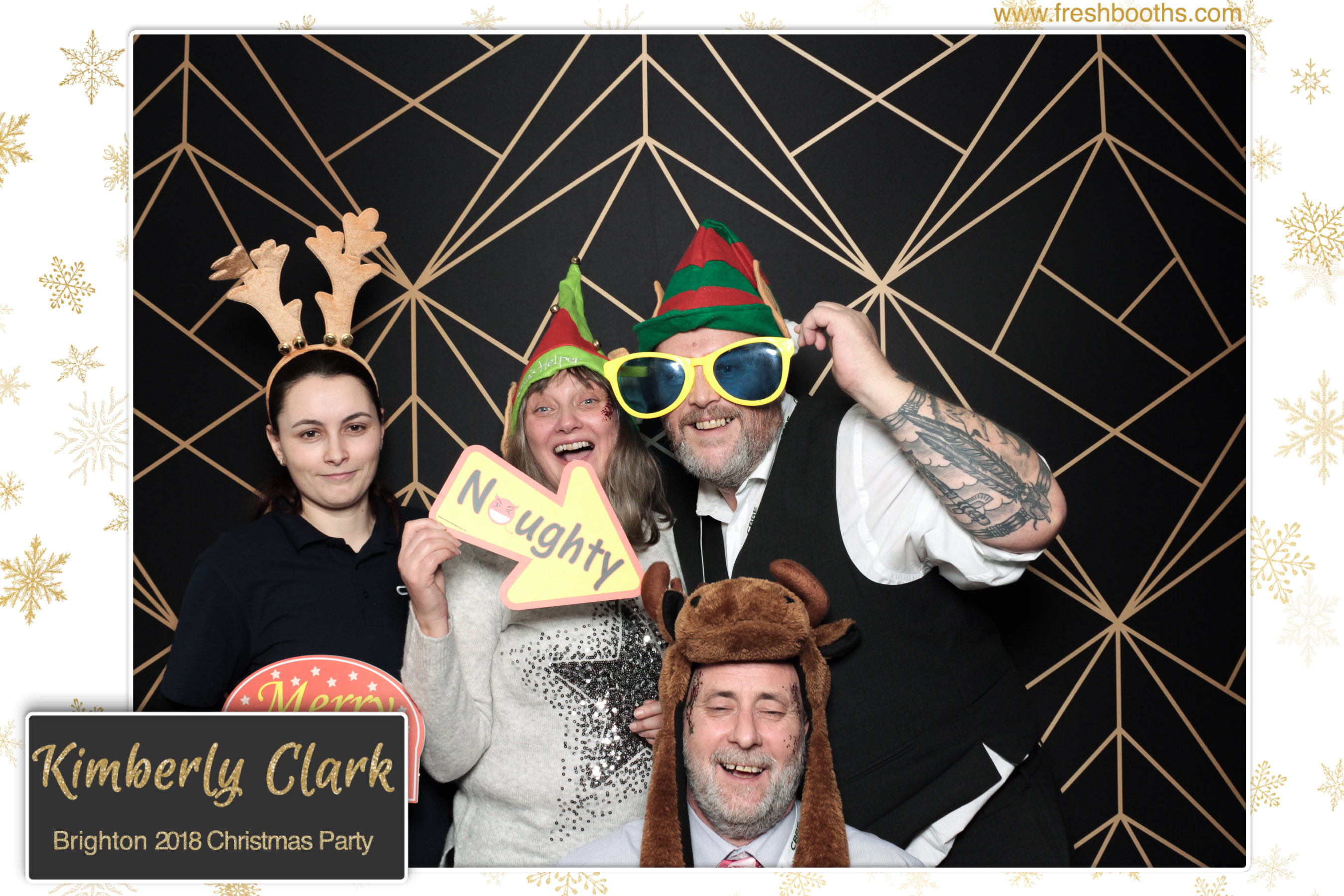 Kimberly Clark Brighton Christmas Party | View more photos from the event at gallery.freshbooths.com/u/FreshBooths/Kimberly-Clark-Brighton-Christmas-Party