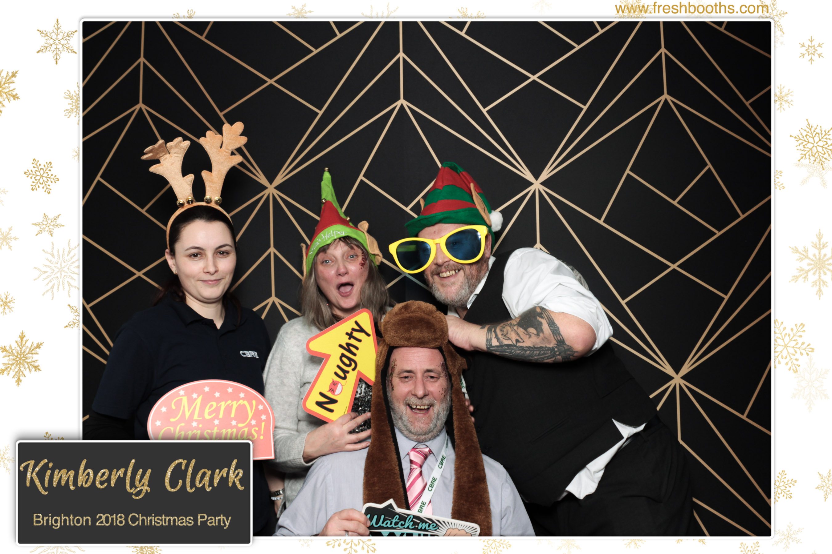 Kimberly Clark Brighton Christmas Party | View more photos from the event at gallery.freshbooths.com/u/FreshBooths/Kimberly-Clark-Brighton-Christmas-Party