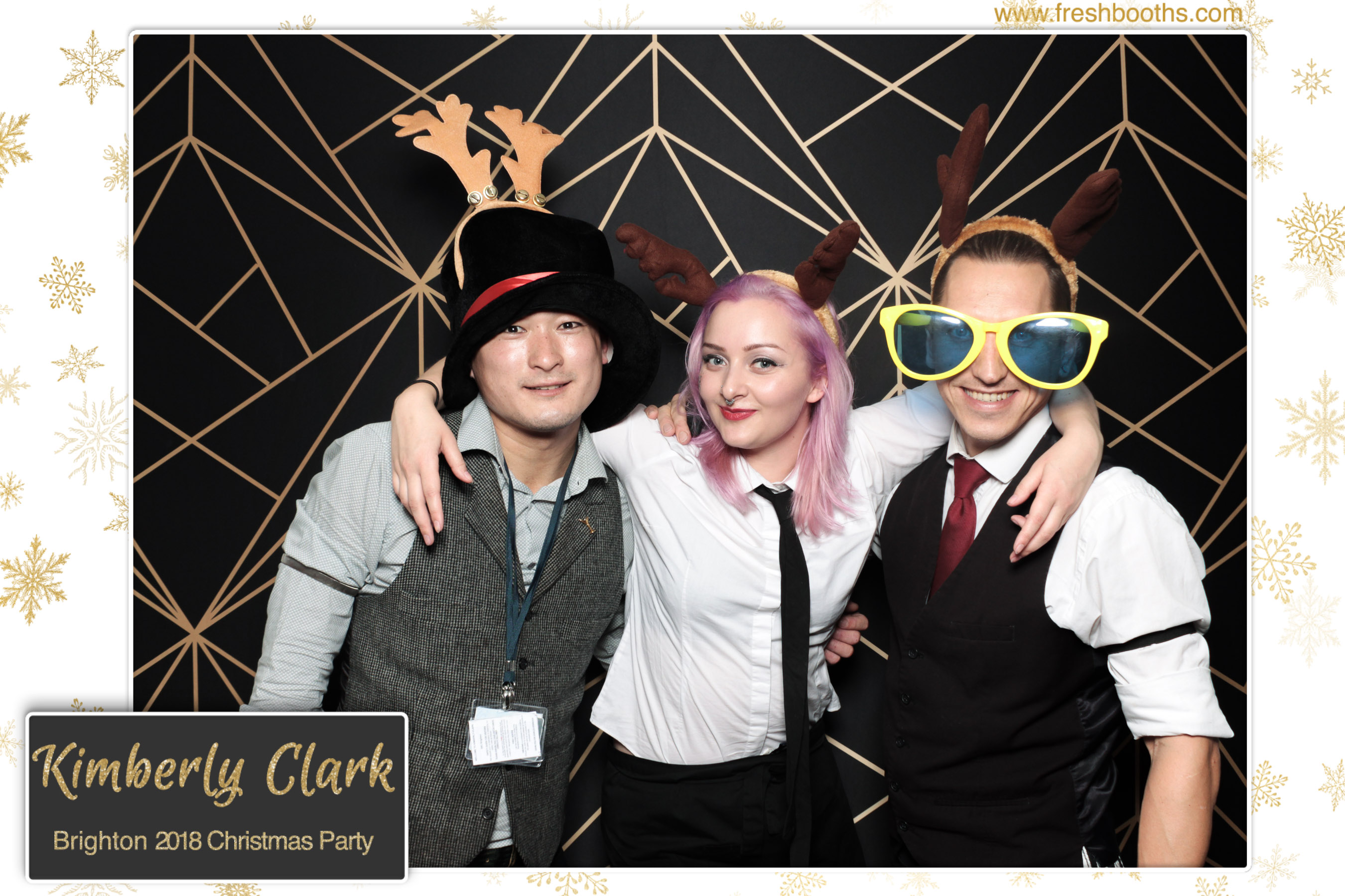 Kimberly Clark Brighton Christmas Party | View more photos from the event at gallery.freshbooths.com/u/FreshBooths/Kimberly-Clark-Brighton-Christmas-Party